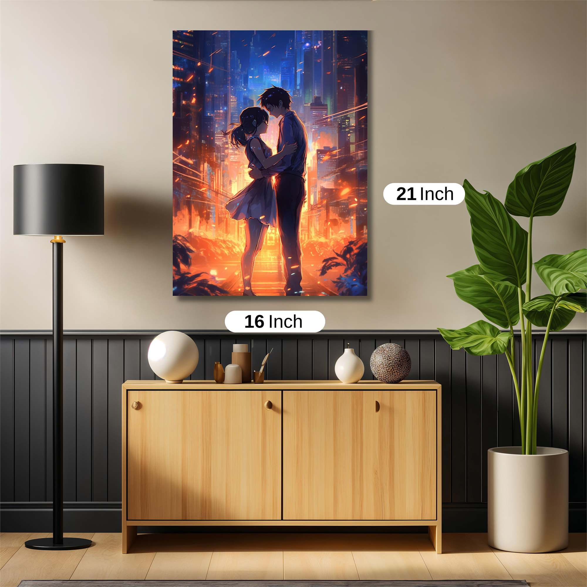 Neon Embrace Safe Wall Magnetic / M