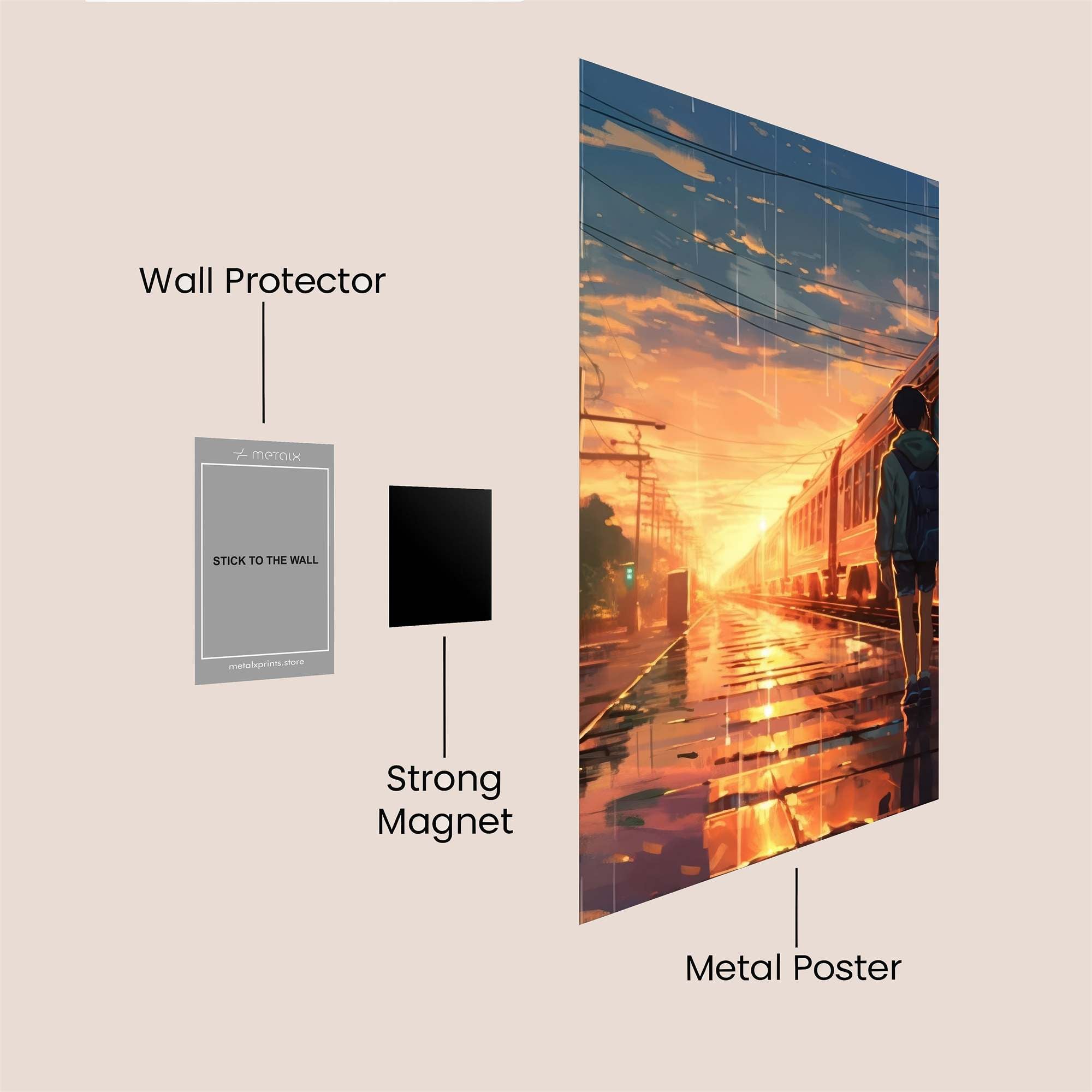 Journey Serene Safe Wall Magnetic / M