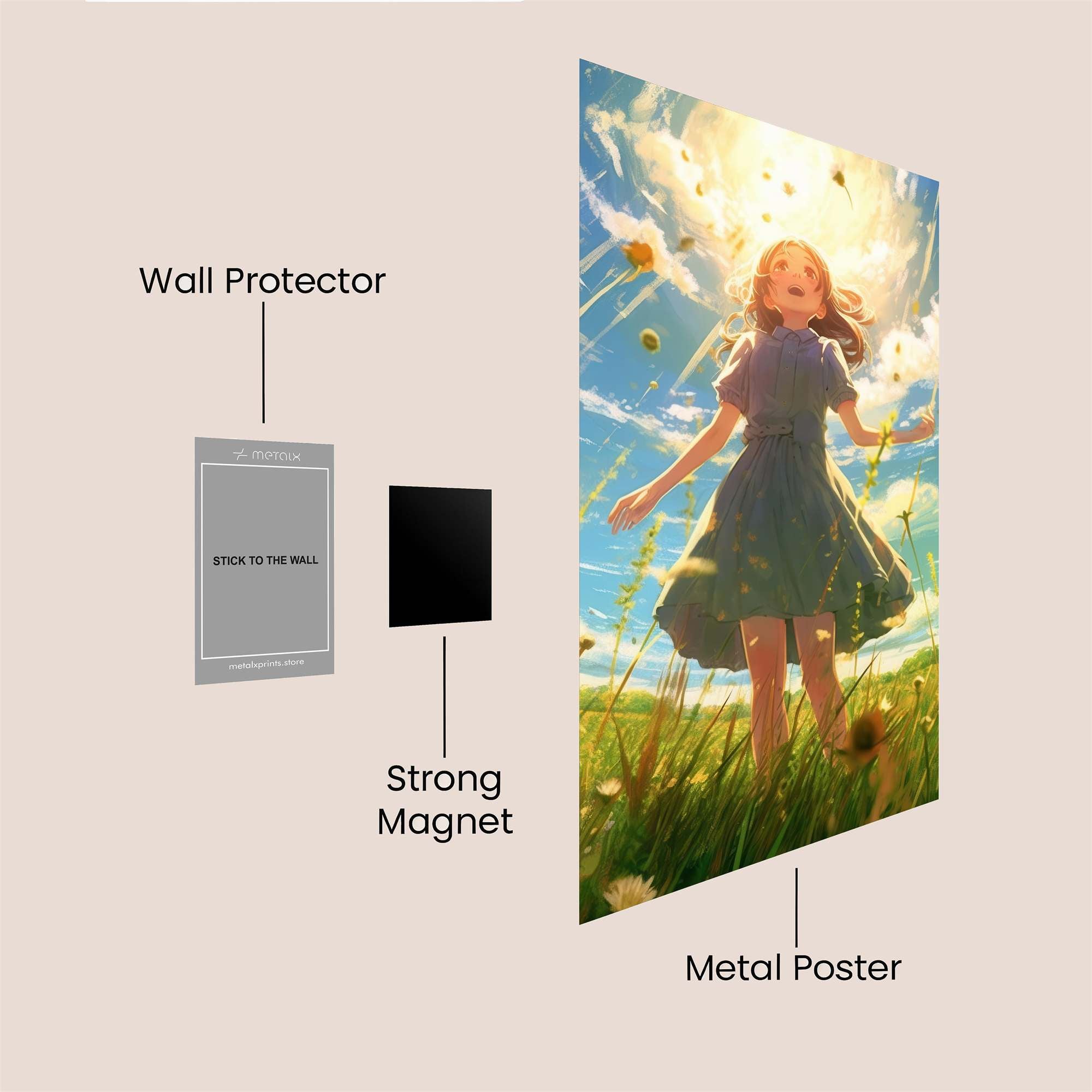 Daisy Delight Safe Wall Magnetic / M