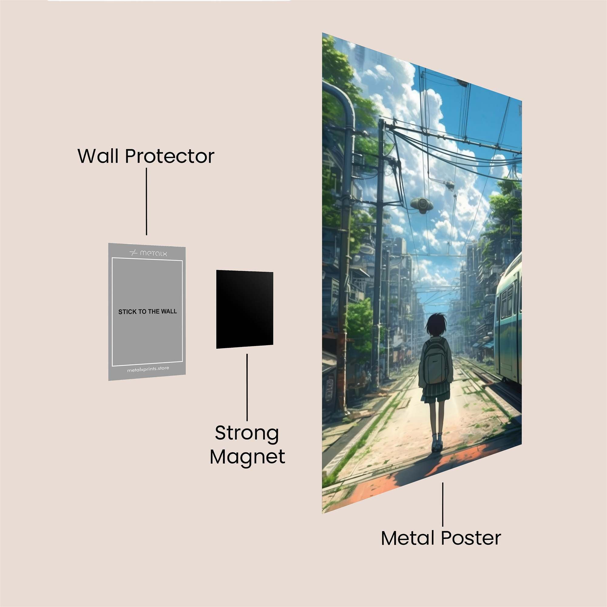 Journey Serene Safe Wall Magnetic / M