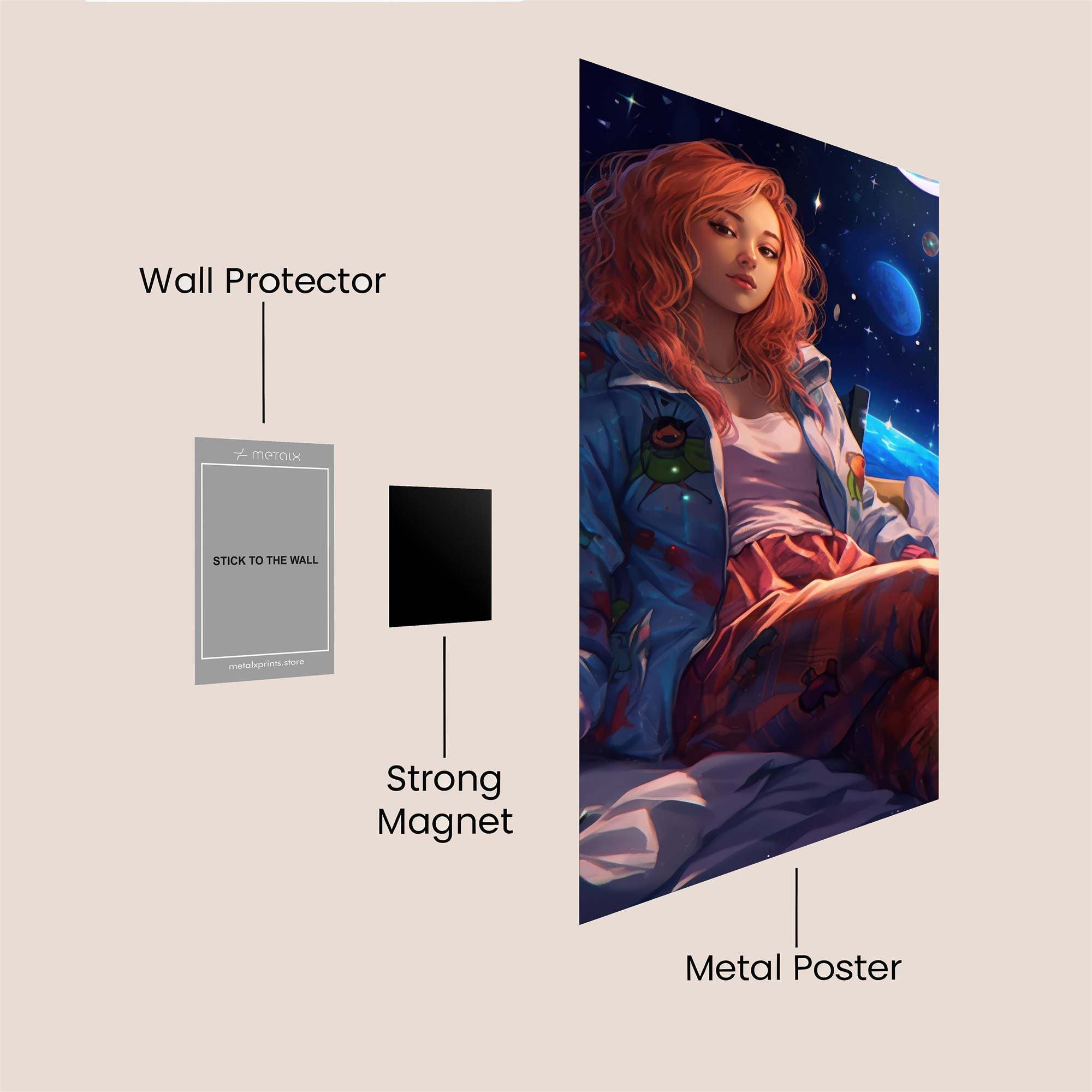 Cosmic Dreamer Safe Wall Magnetic / M