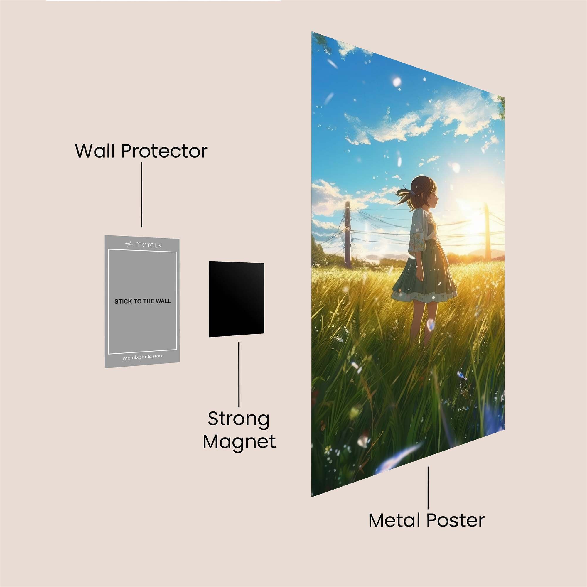 Miyoko Dreaming Safe Wall Magnetic / M