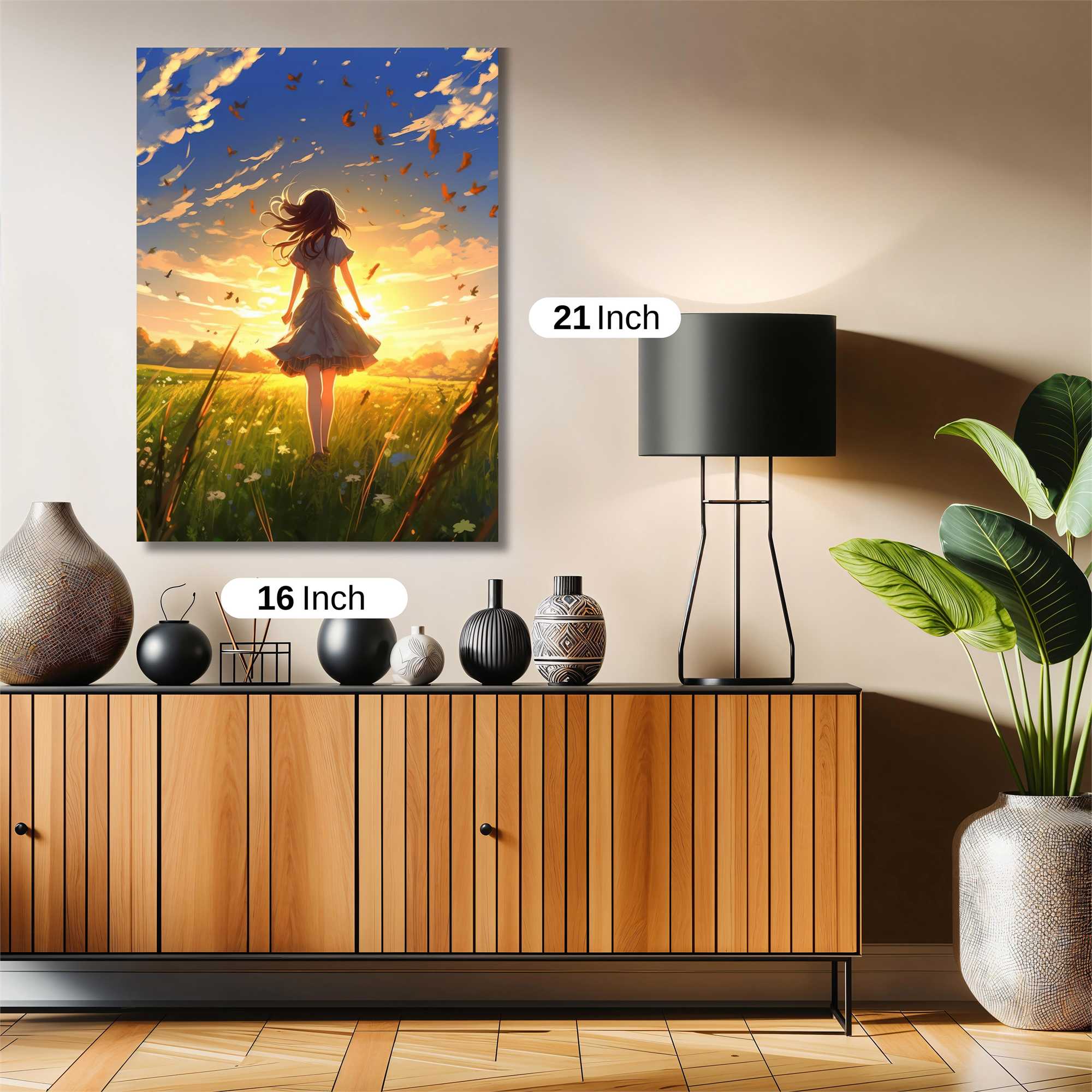 Sunset Serenity Safe Wall Magnetic / M
