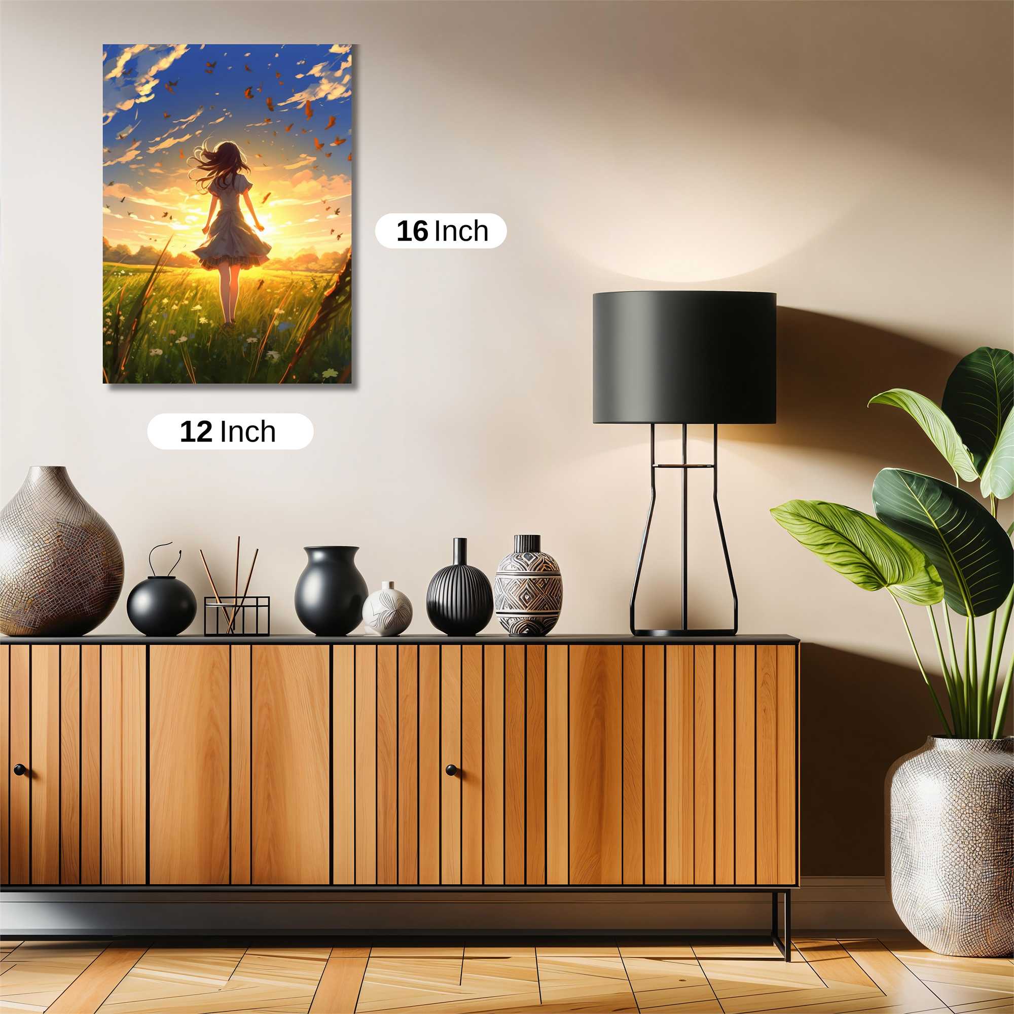 Sunset Serenity Safe Wall Magnetic / M