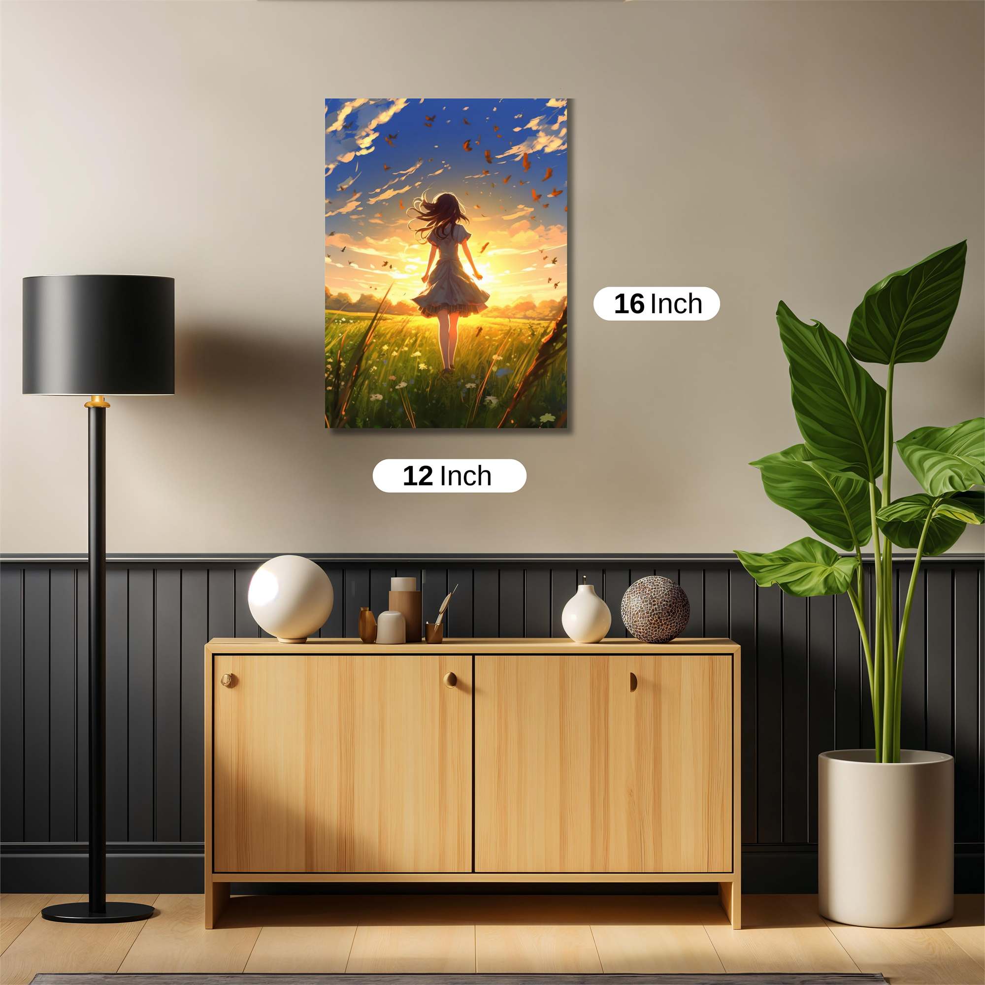 Sunset Serenity Safe Wall Magnetic / M