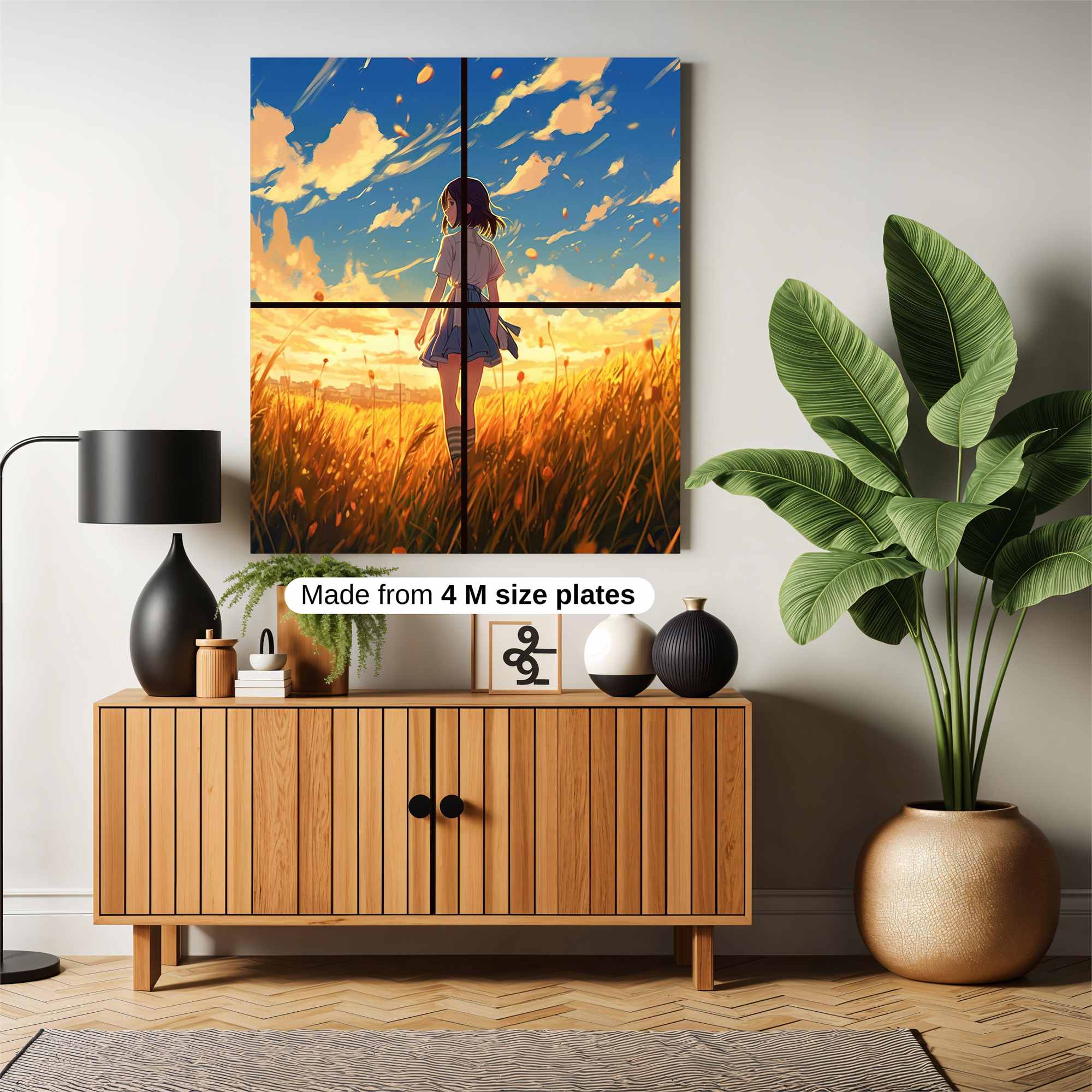 Sunset Serenity Safe Wall Magnetic / M