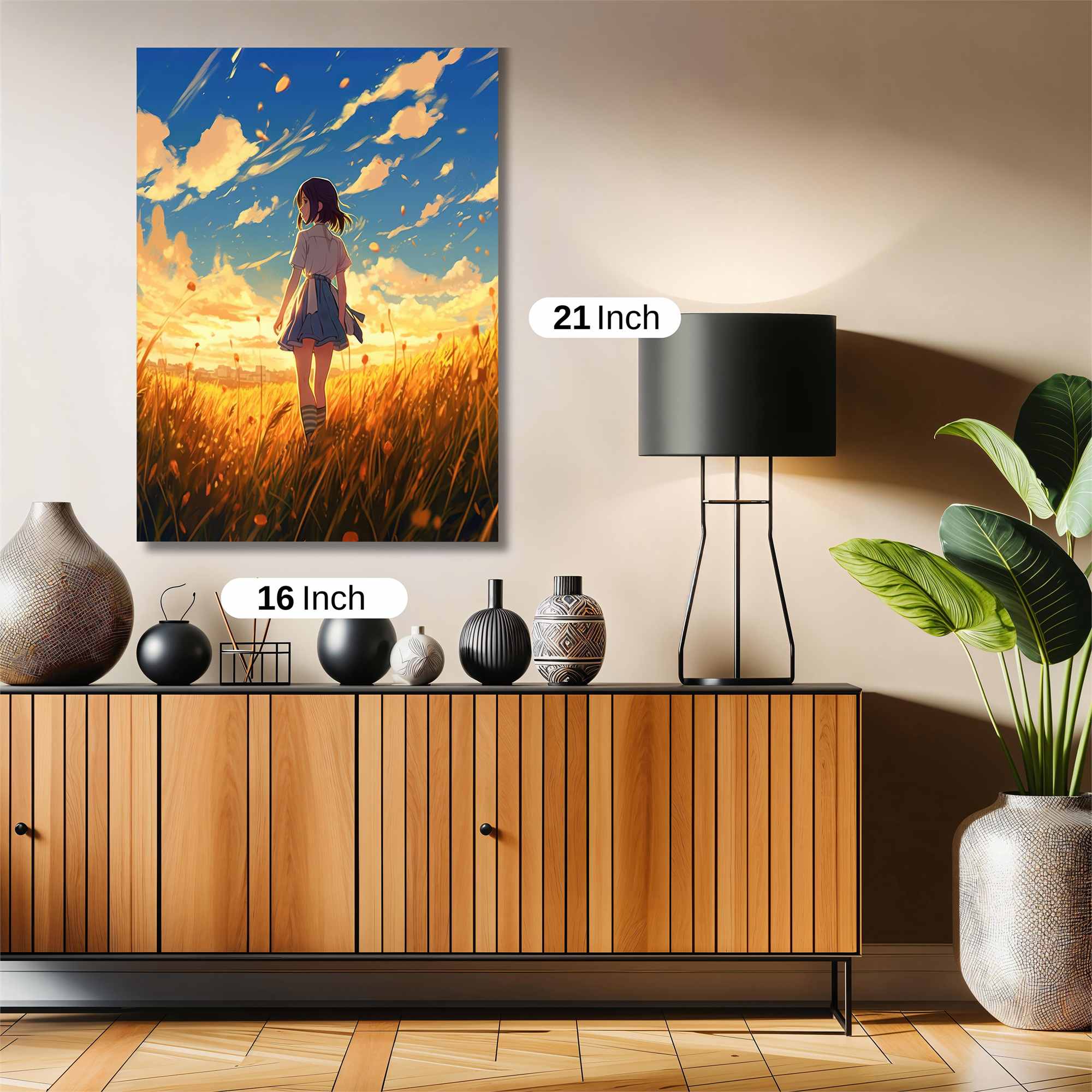 Sunset Serenity Safe Wall Magnetic / M