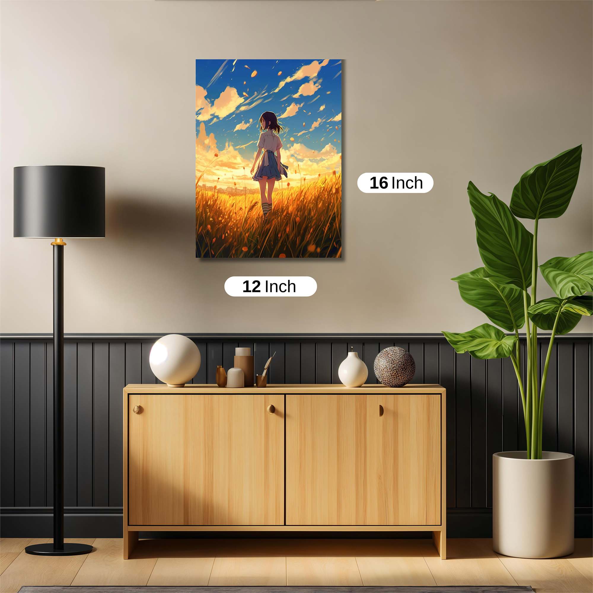 Sunset Serenity Safe Wall Magnetic / M