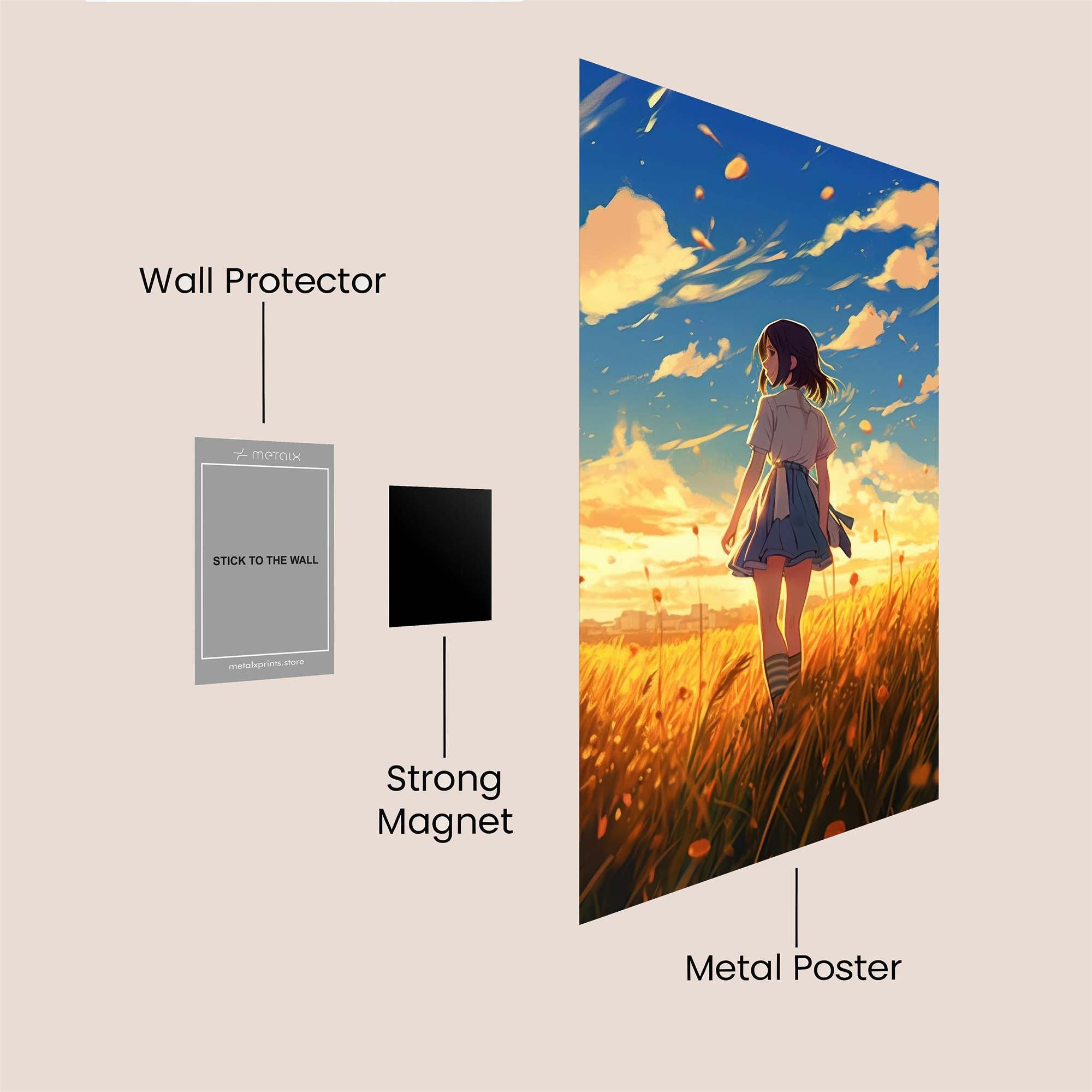 Sunset Serenity Safe Wall Magnetic / M