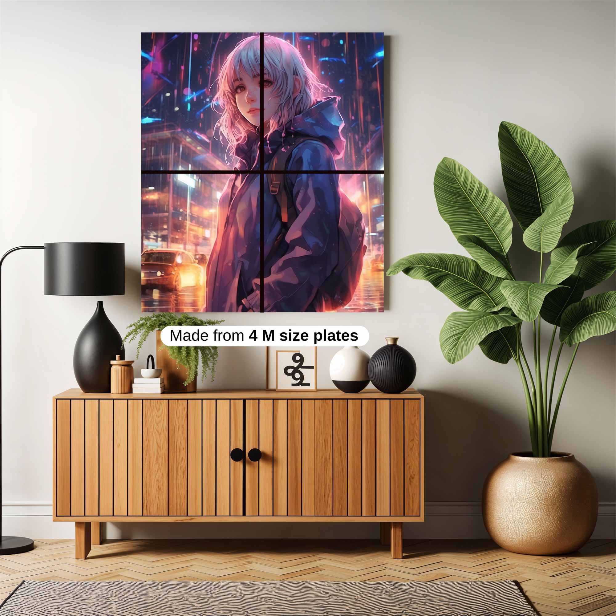 Cyber Serenity Safe Wall Magnetic / M