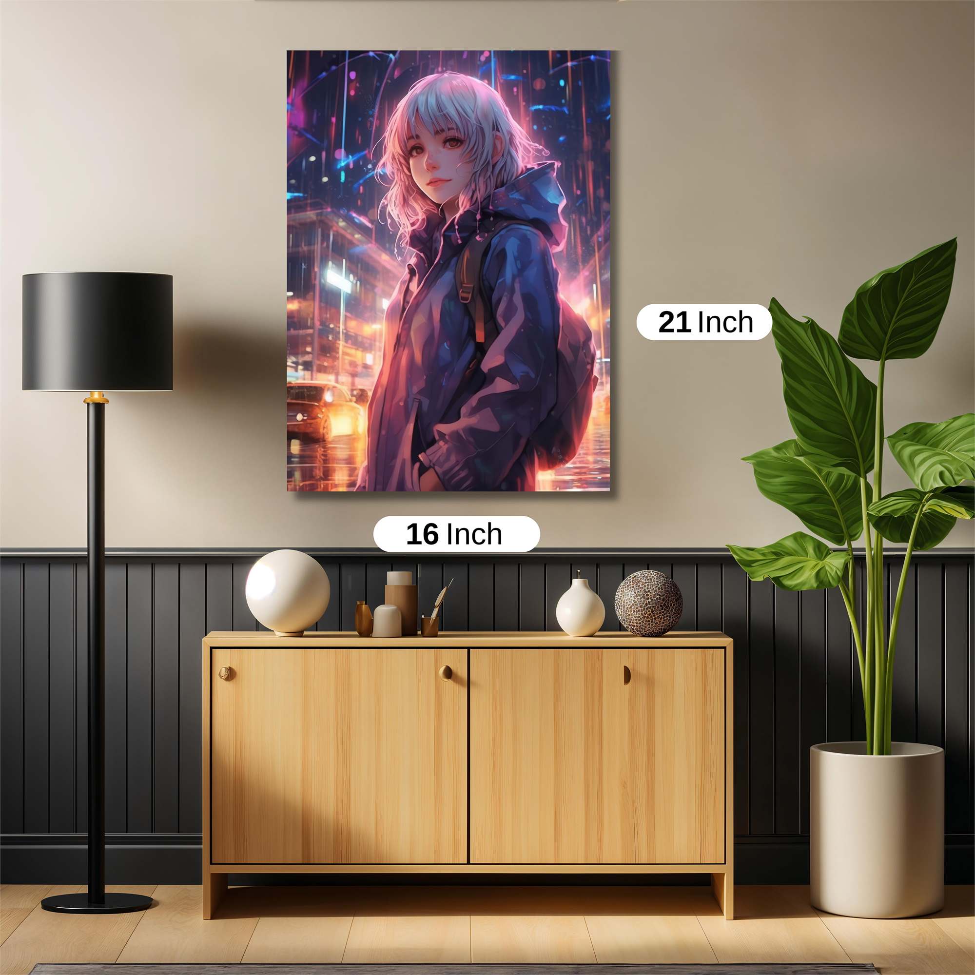 Cyber Serenity Safe Wall Magnetic / M