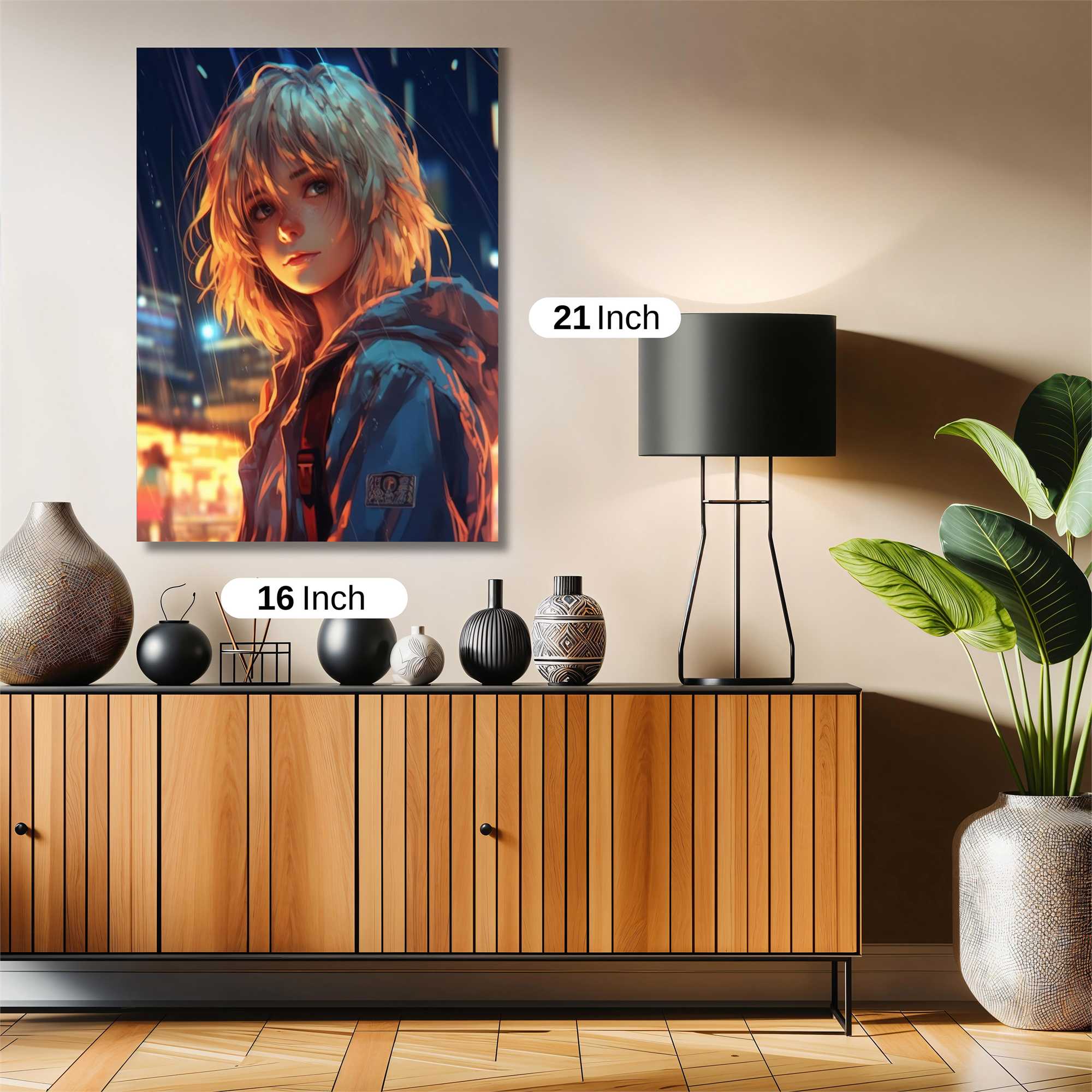 Rainy Solitude Safe Wall Magnetic / M