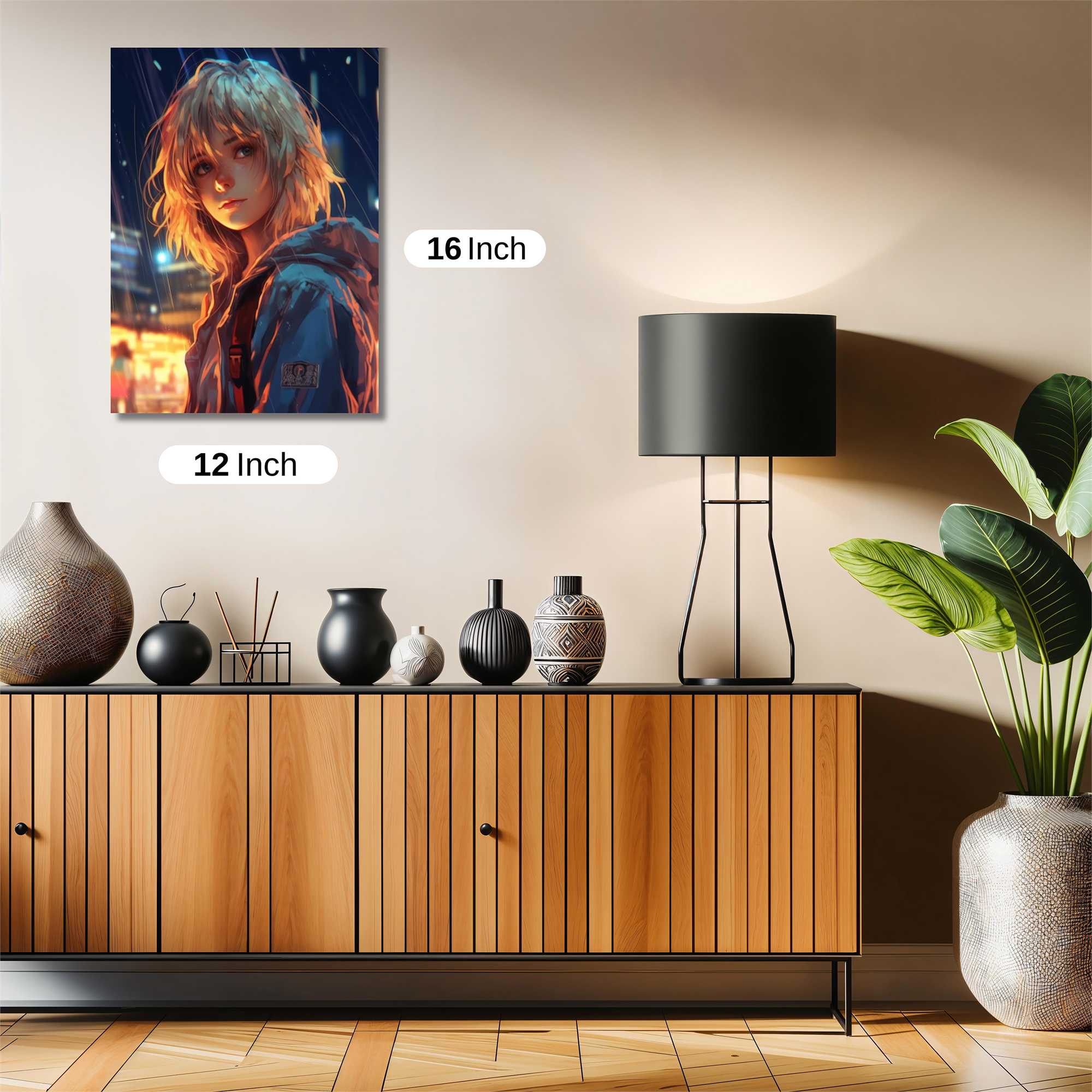 Rainy Solitude Safe Wall Magnetic / M