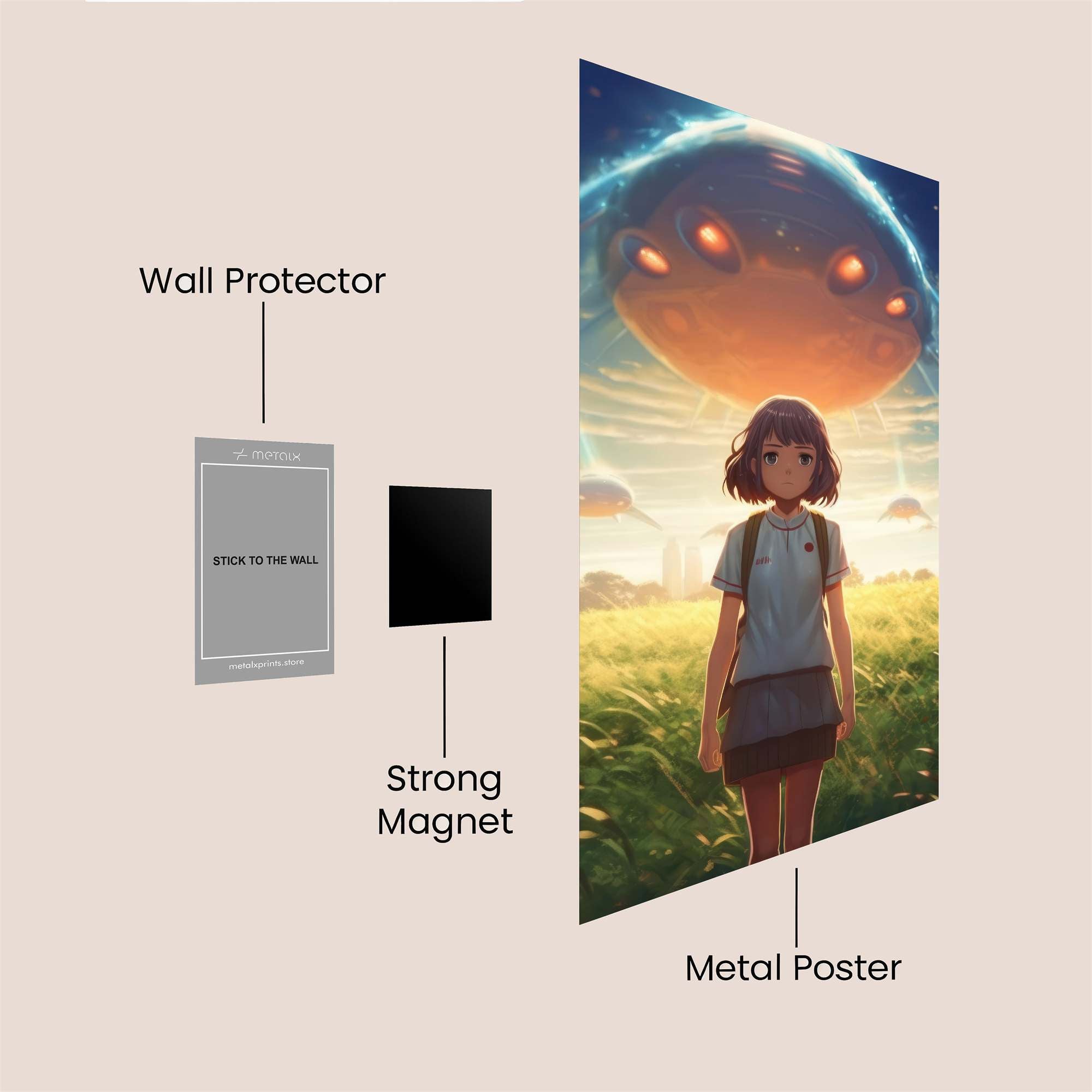 Alien Serenity Safe Wall Magnetic / M