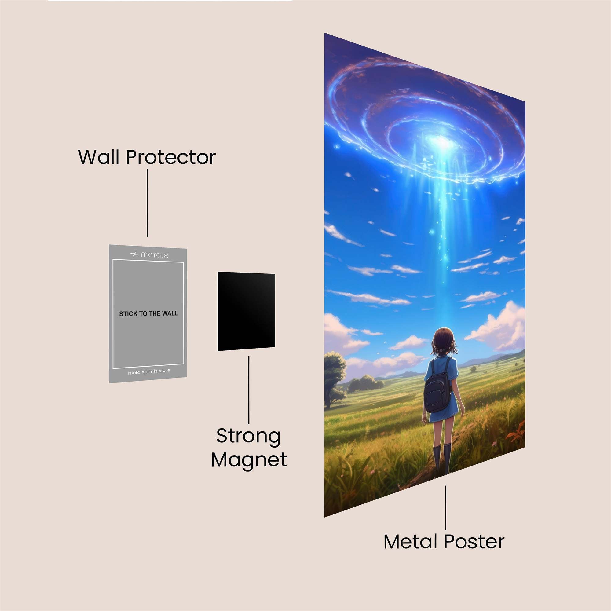 UFO Enchantment Safe Wall Magnetic / M