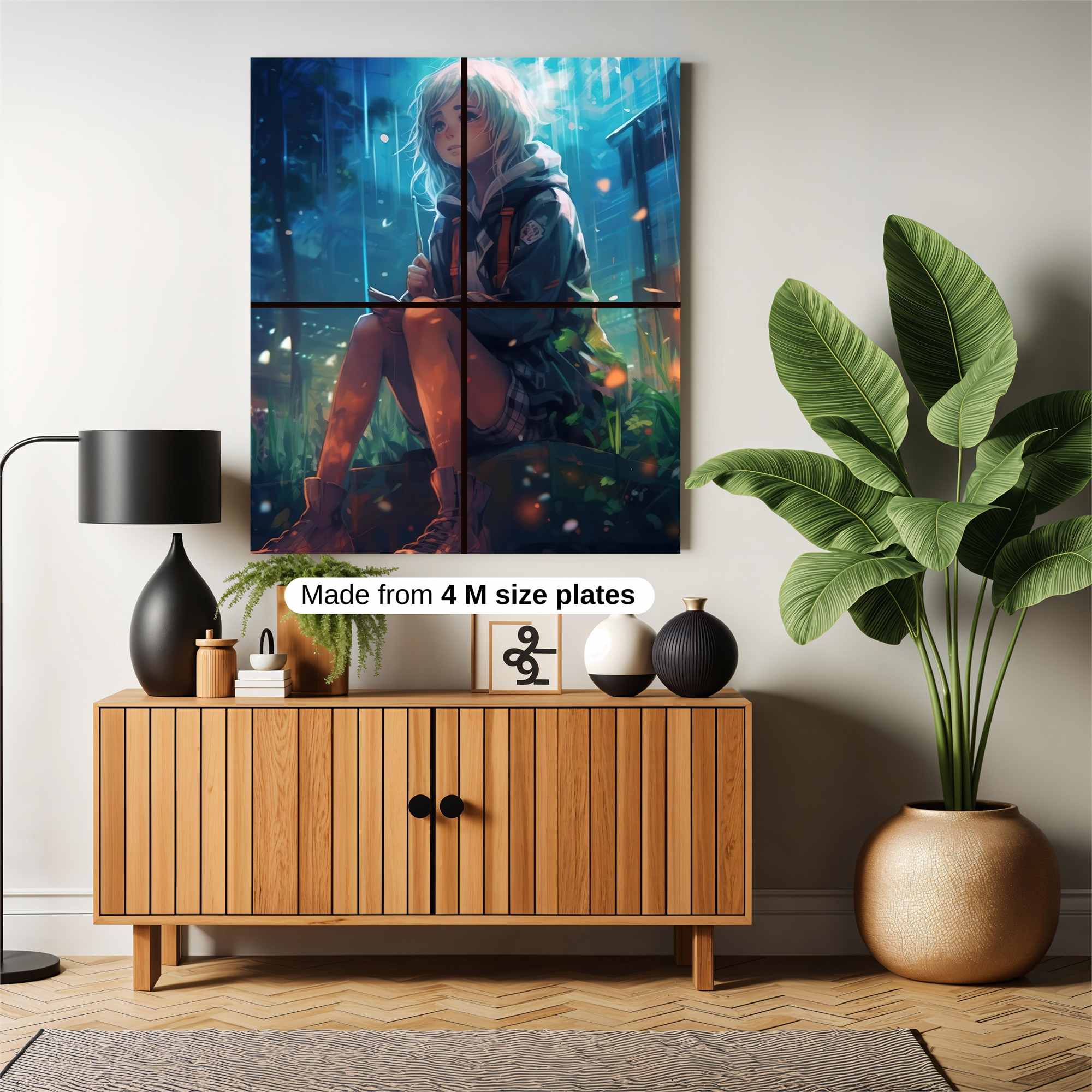 Moonlit Serenity Safe Wall Magnetic / M