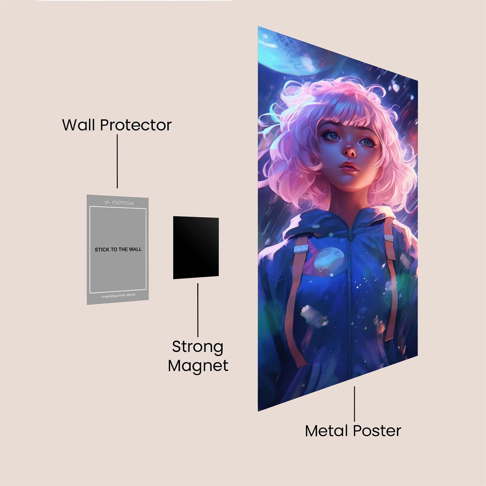 Stargazer Serene Safe Wall Magnetic / M