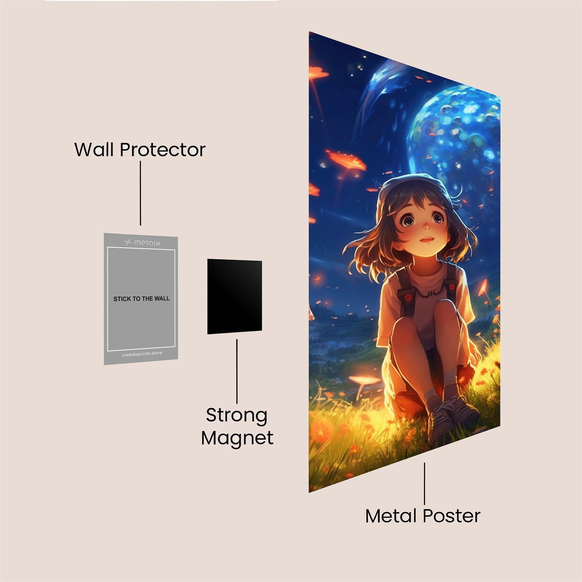 Stargazer Serene Safe Wall Magnetic / M