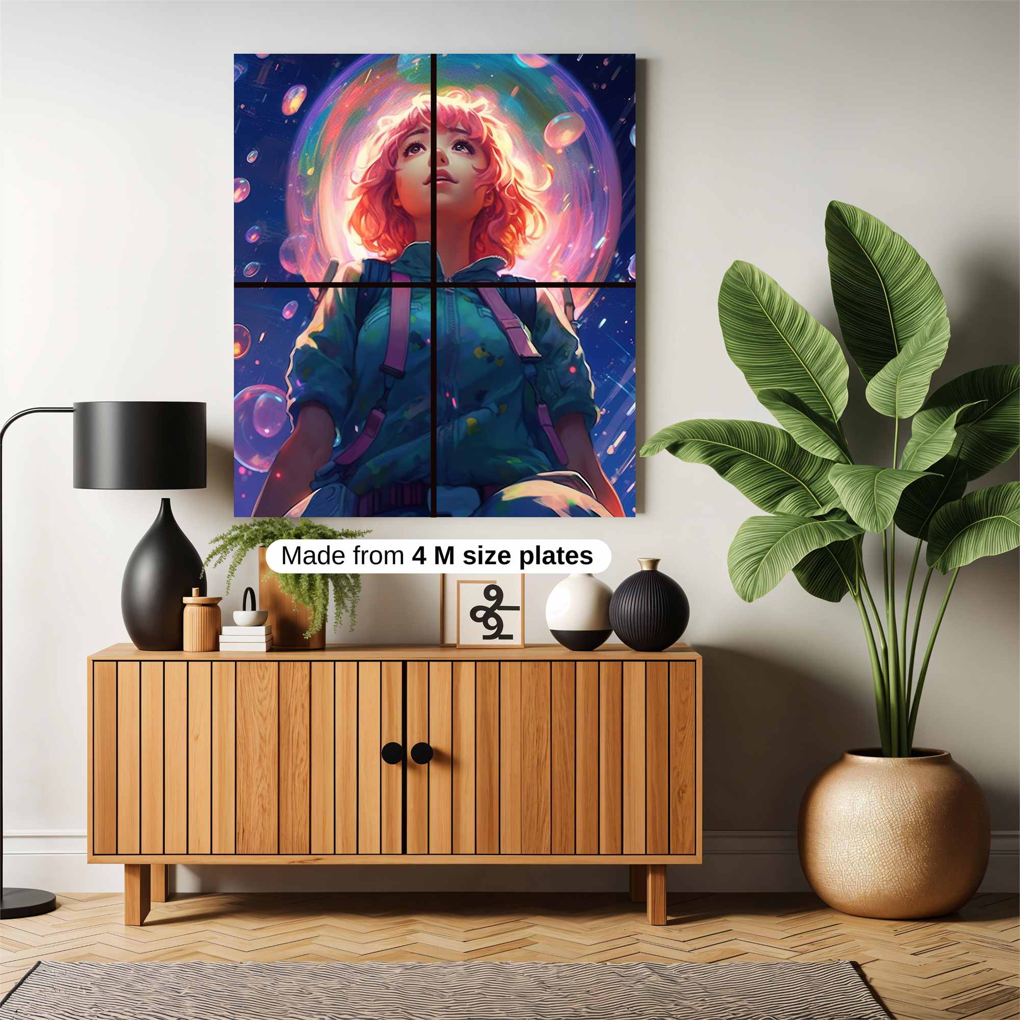 Bubbly Dreamer Safe Wall Magnetic / M