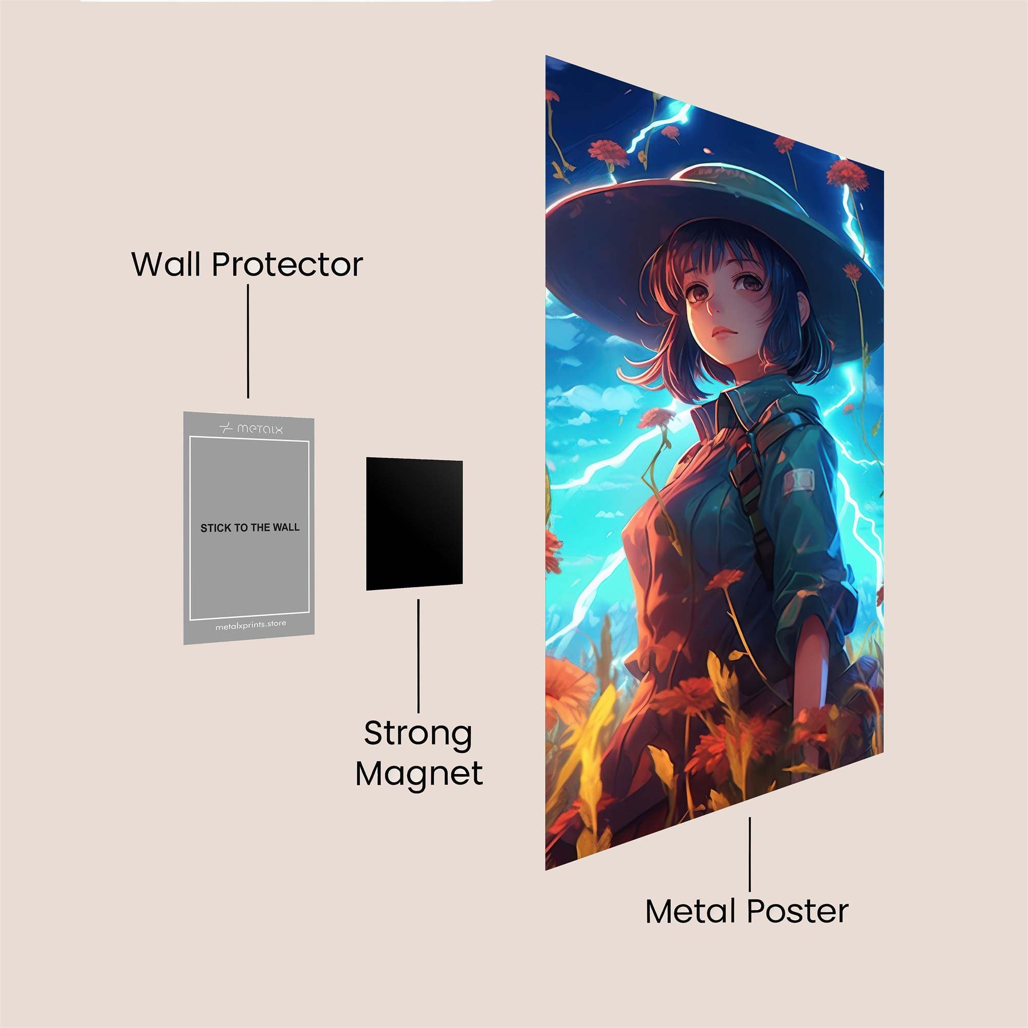 Stormflower Serene Safe Wall Magnetic / M