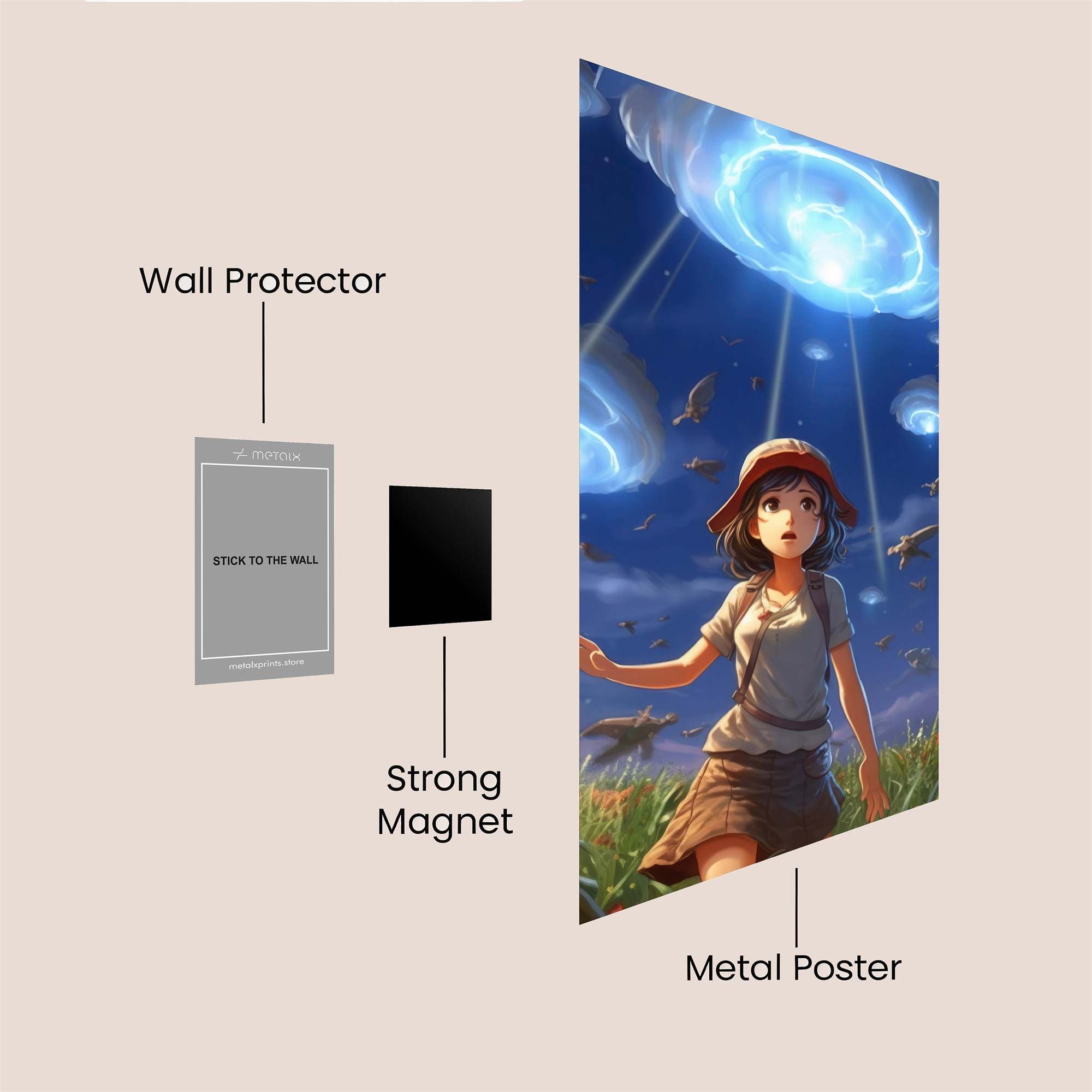 UFO Wonder Safe Wall Magnetic / M