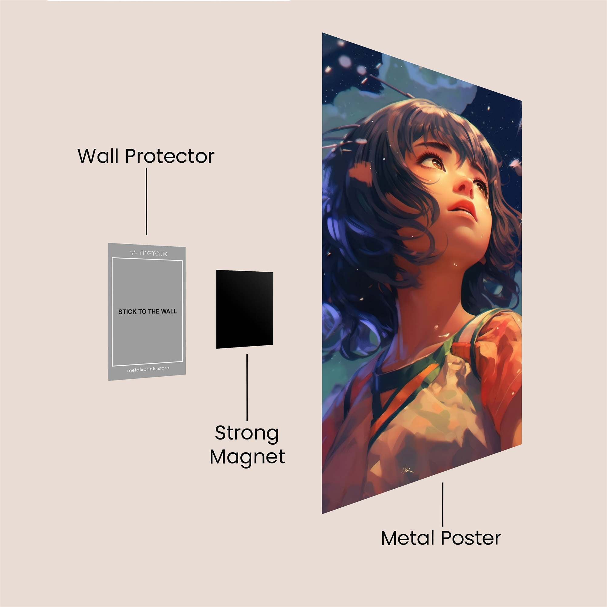 Starry Wonder Safe Wall Magnetic / M