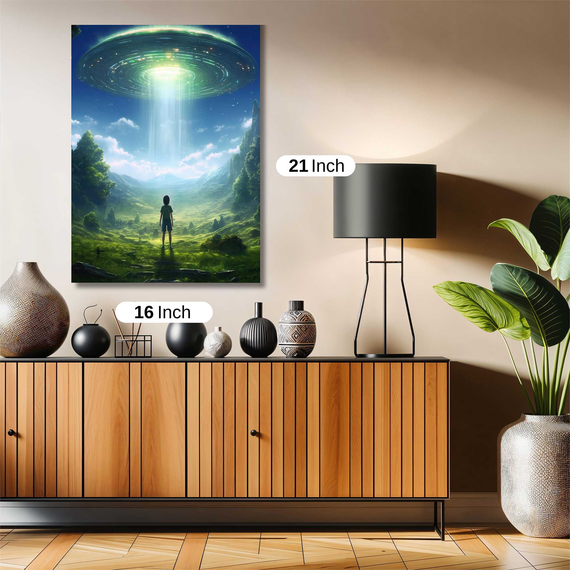 Alien Arrival Safe Wall Magnetic / M