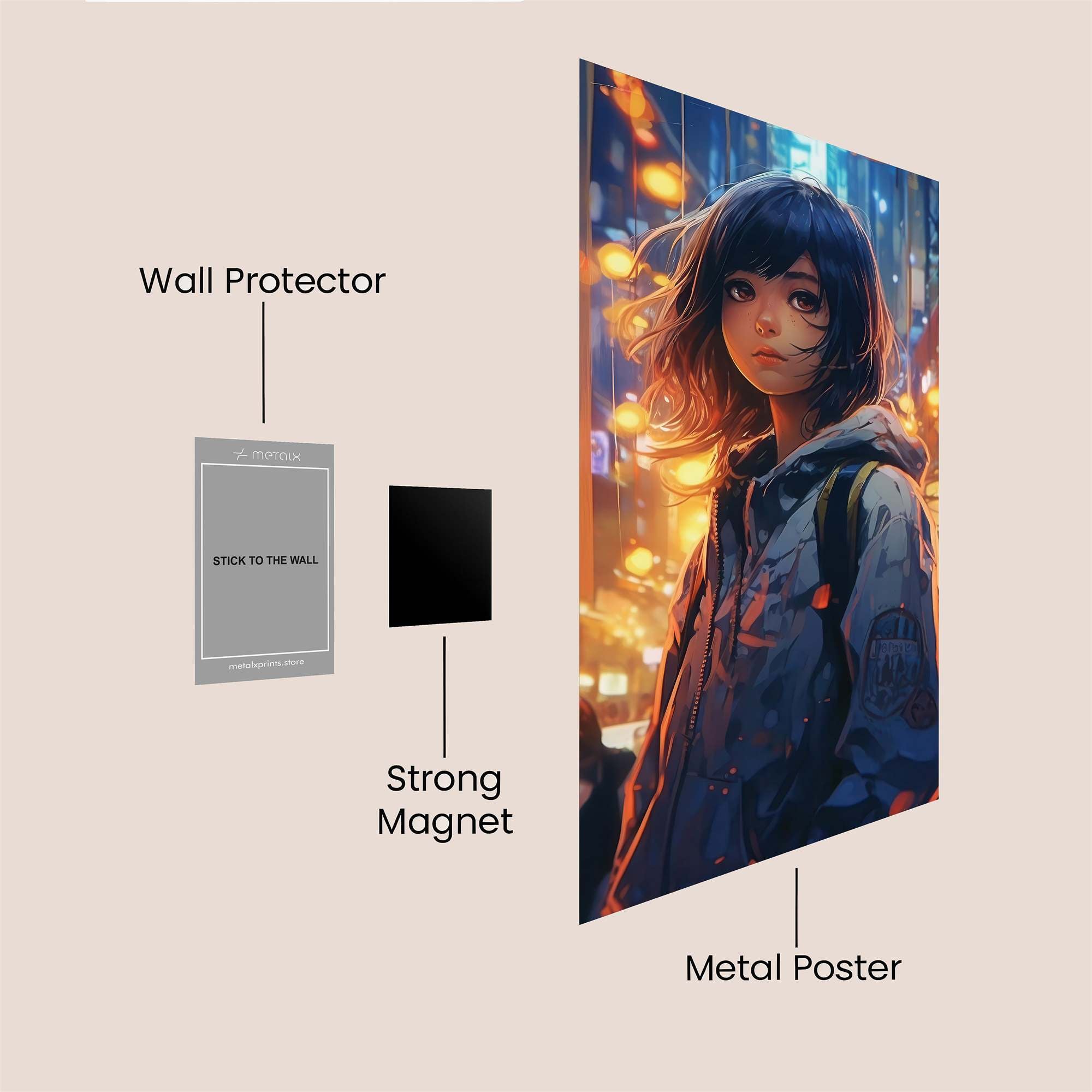 NeonDream Safe Wall Magnetic / M