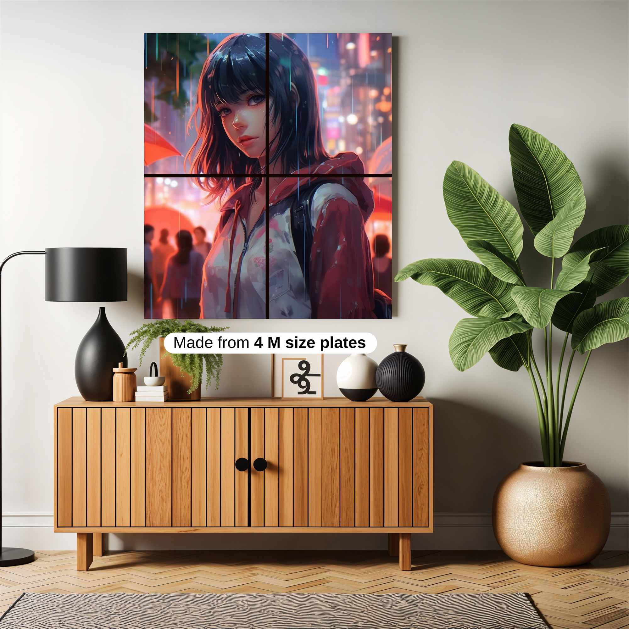 Rainy Solitude Safe Wall Magnetic / M