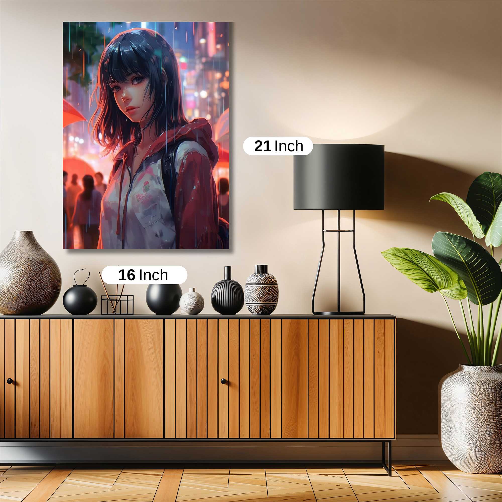 Rainy Solitude Safe Wall Magnetic / M