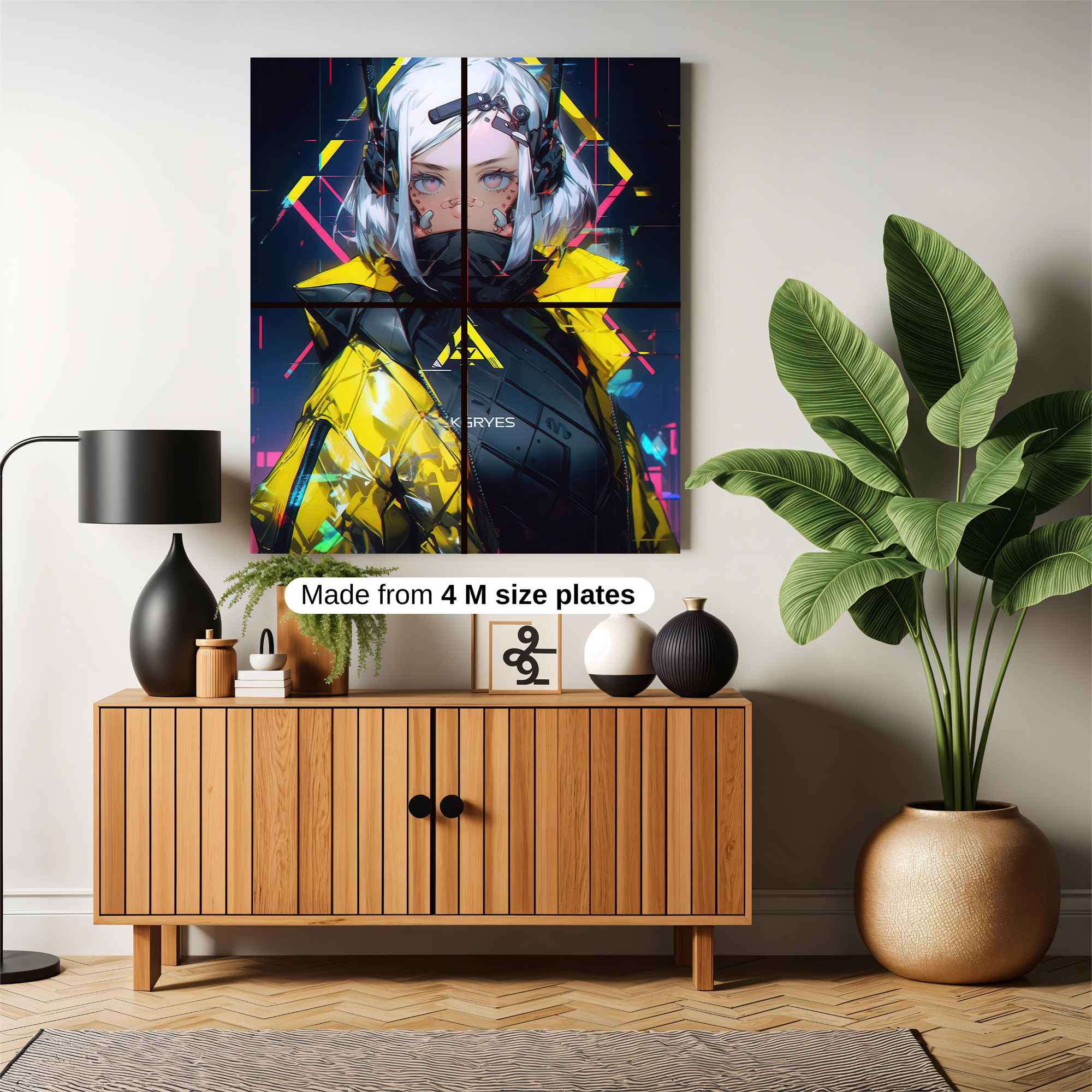 Cyber Enigma Safe Wall Magnetic / M