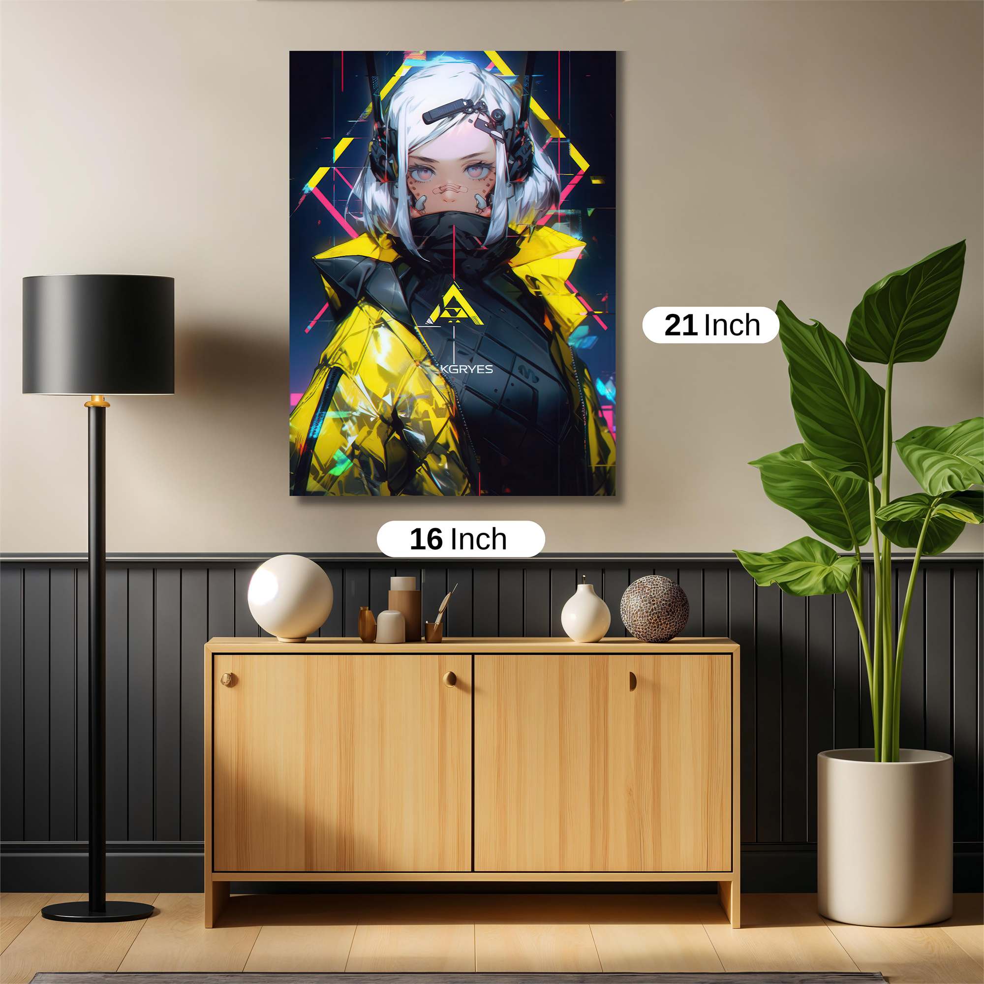 Cyber Enigma Safe Wall Magnetic / M