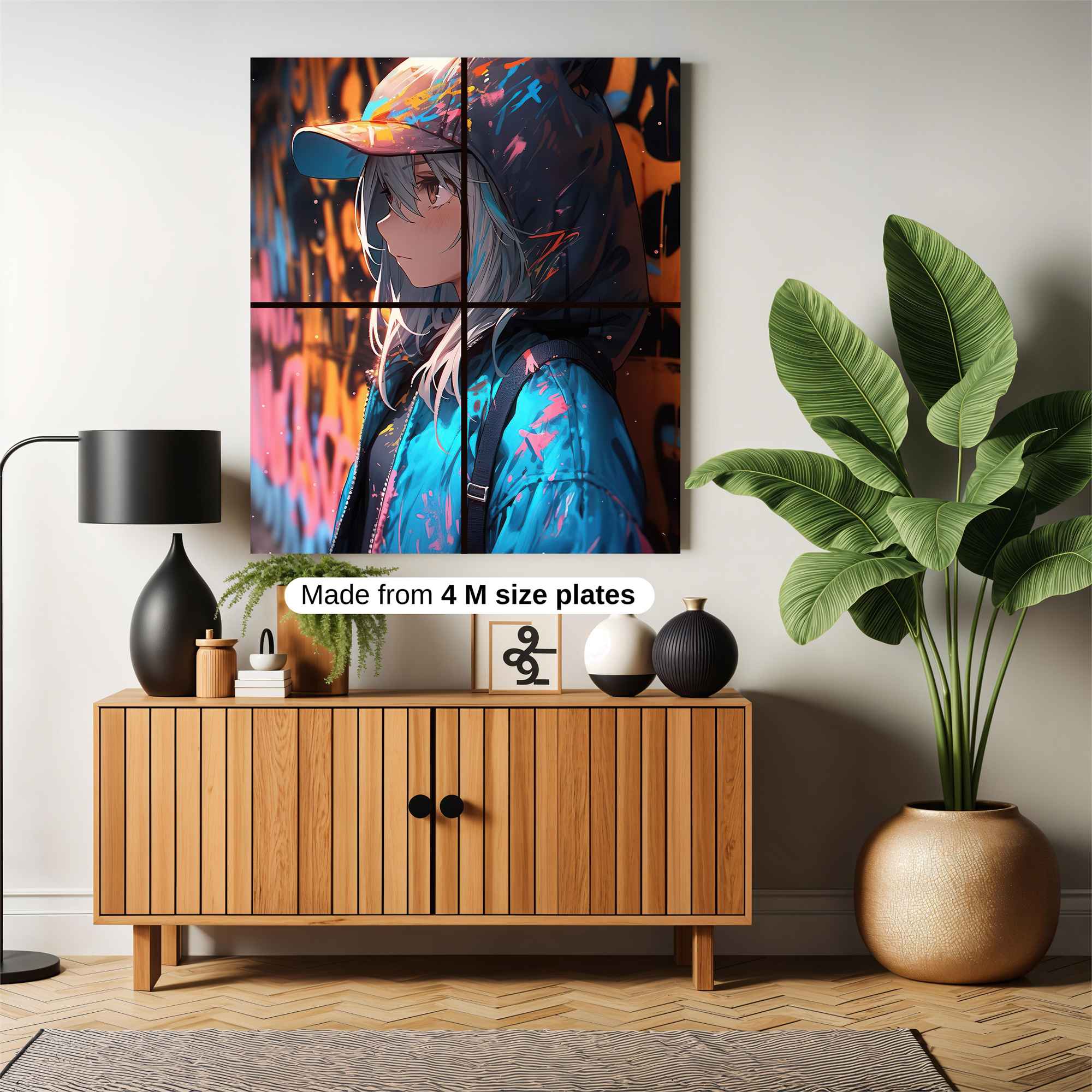 Graffiti Serenity Safe Wall Magnetic / M