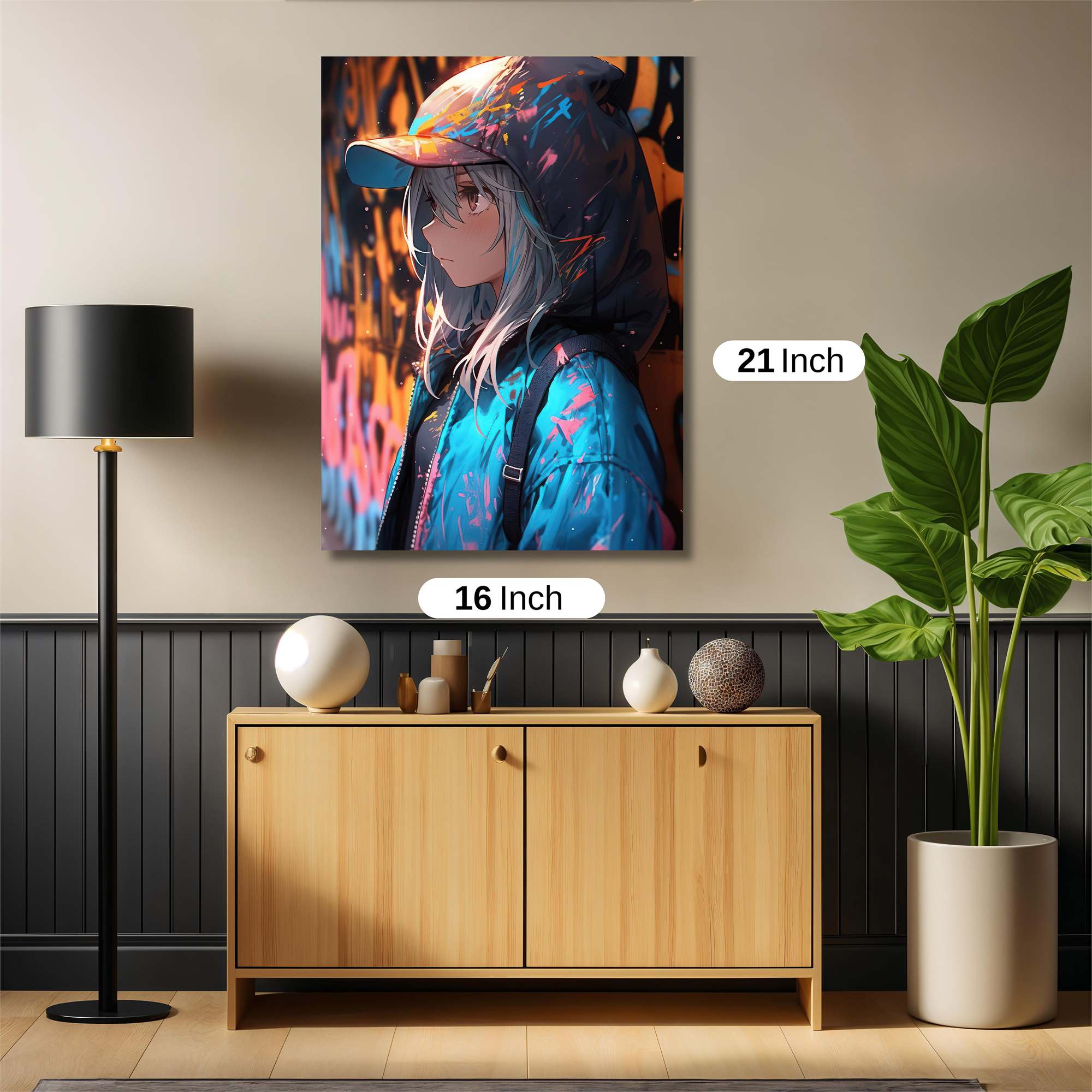 Graffiti Serenity Safe Wall Magnetic / M