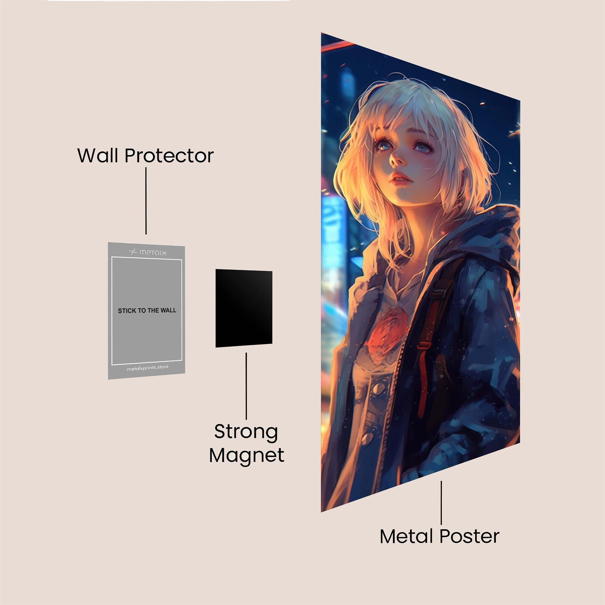 NeonDreamer Safe Wall Magnetic / M