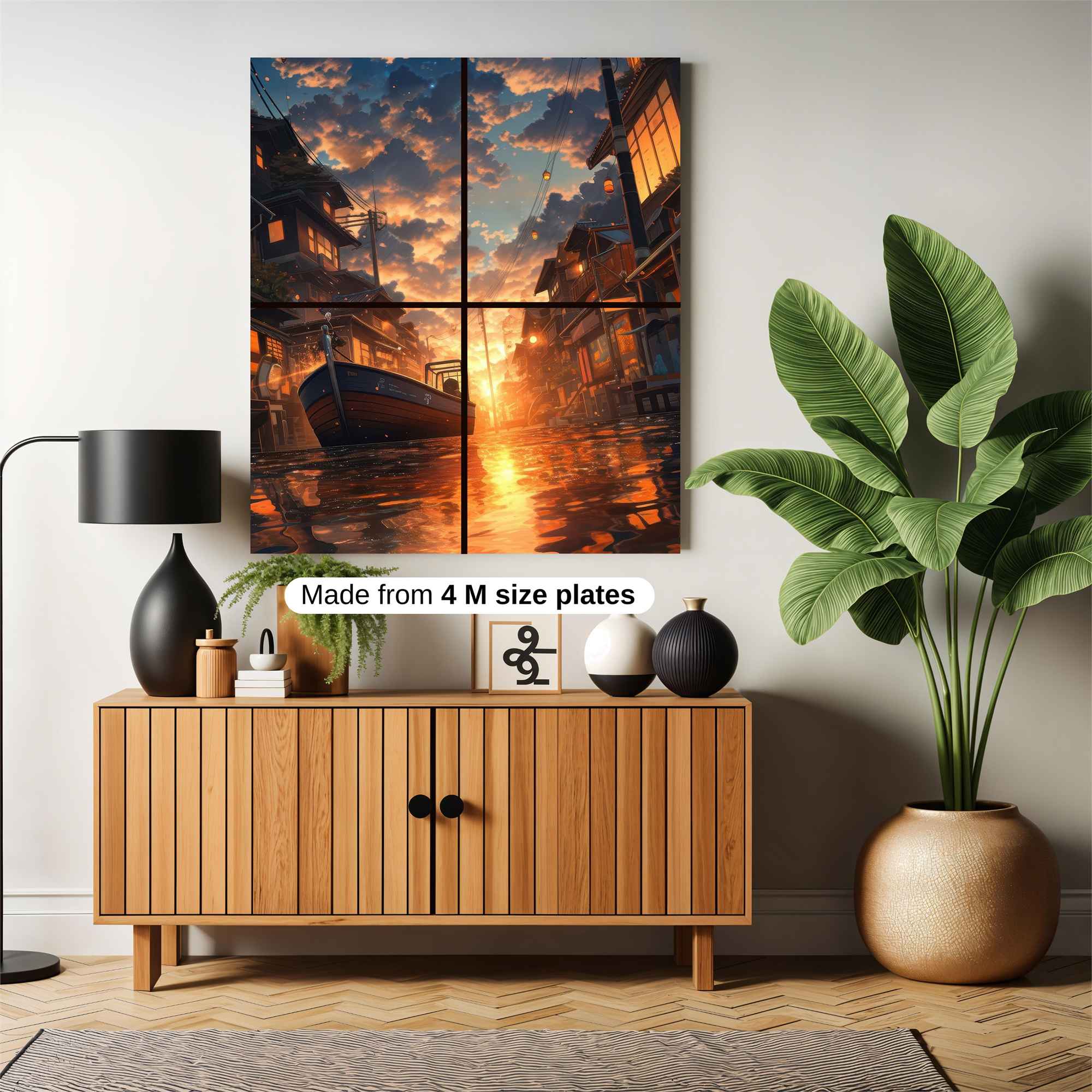 Sunset Serenity Safe Wall Magnetic / M