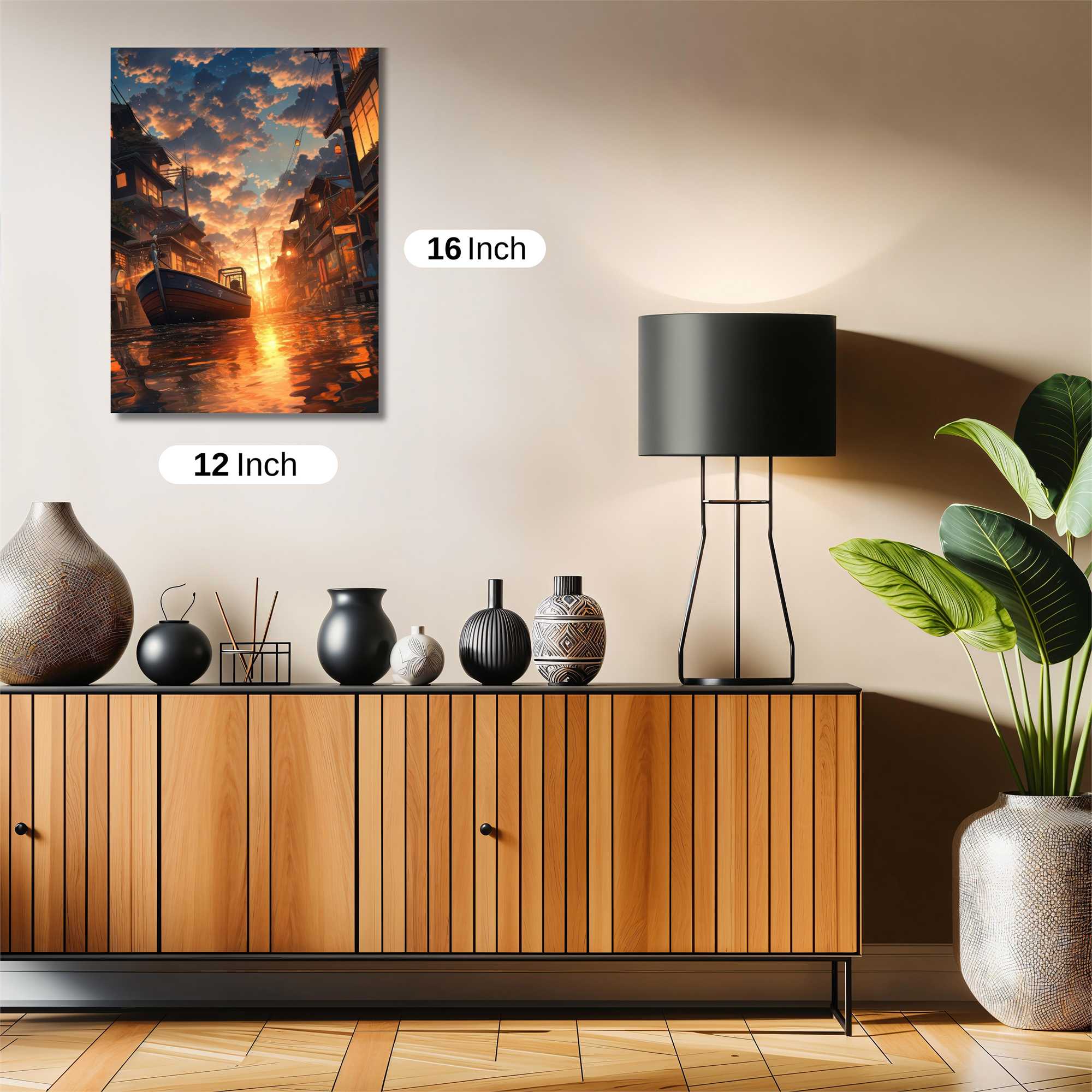 Sunset Serenity Safe Wall Magnetic / M