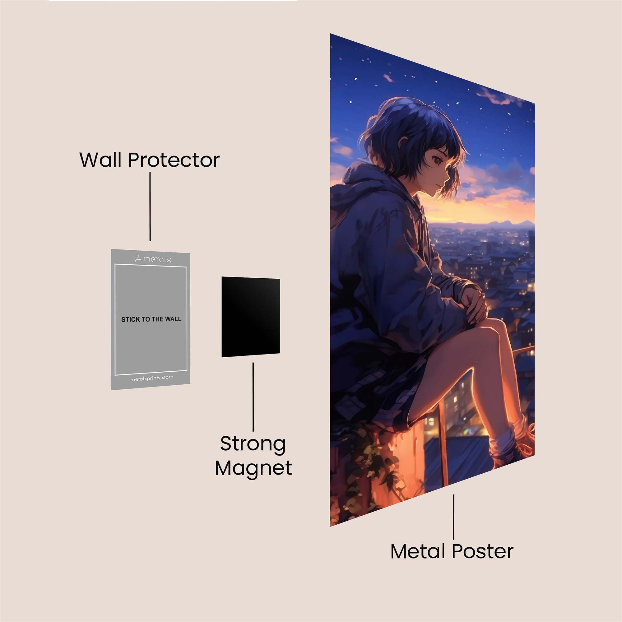 Twilight Serenity Safe Wall Magnetic / M