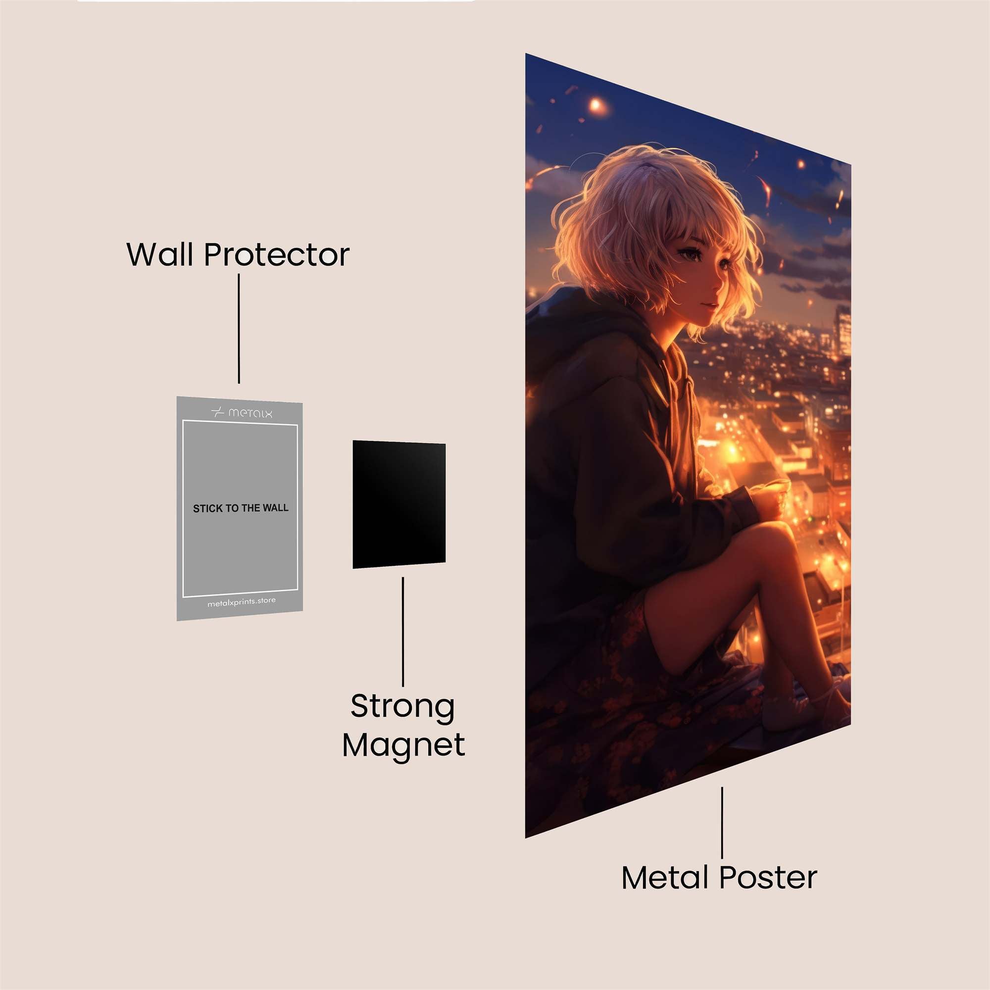 CityDreamer Safe Wall Magnetic / M