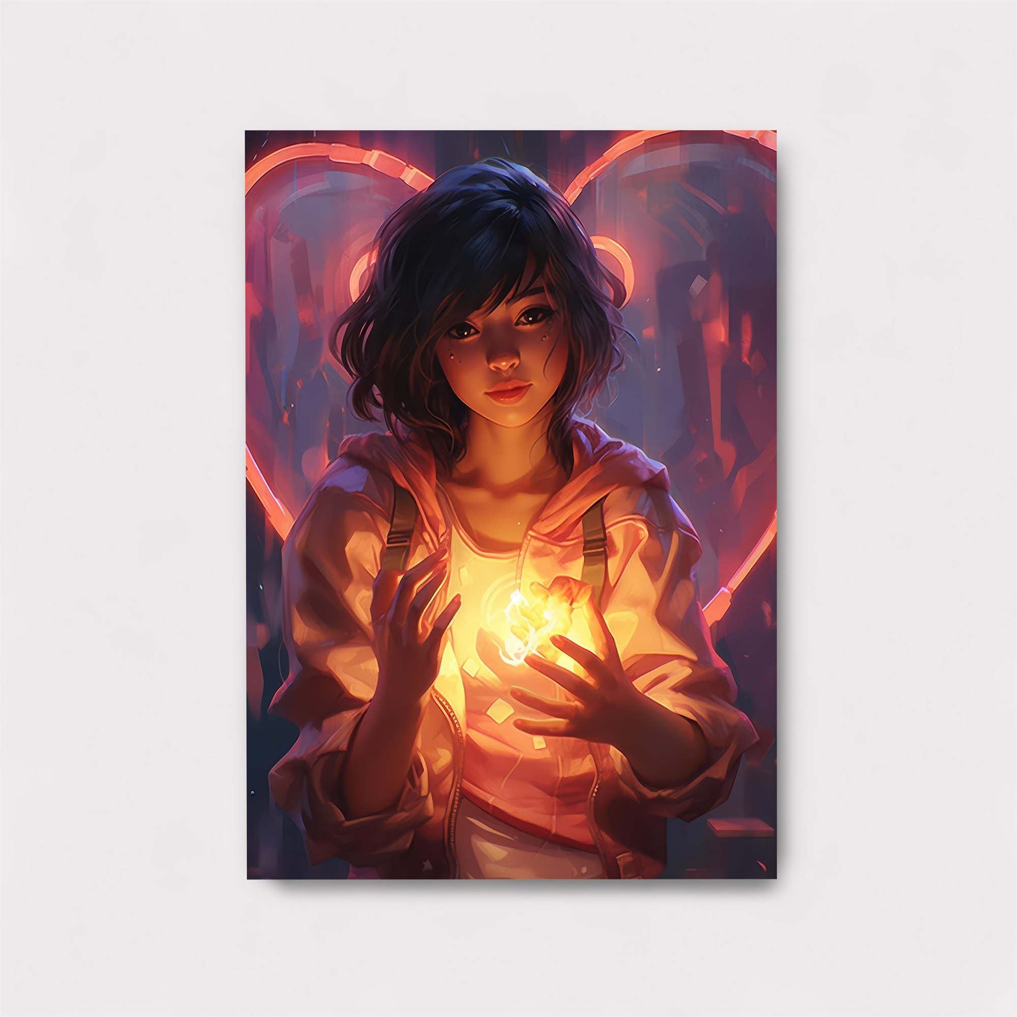 Heart Glow Safe Wall Magnetic / M
