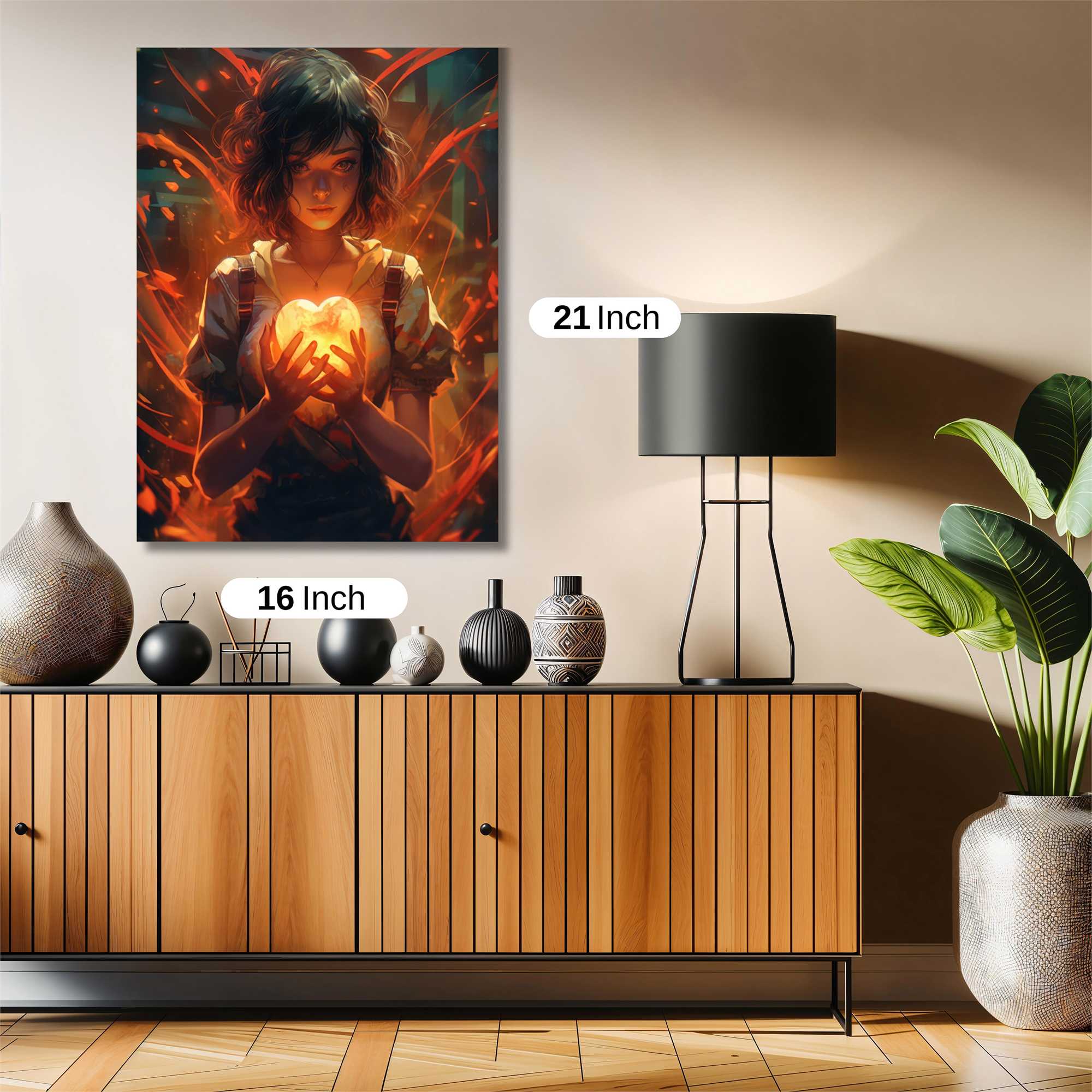 Heart Ignite Safe Wall Magnetic / M