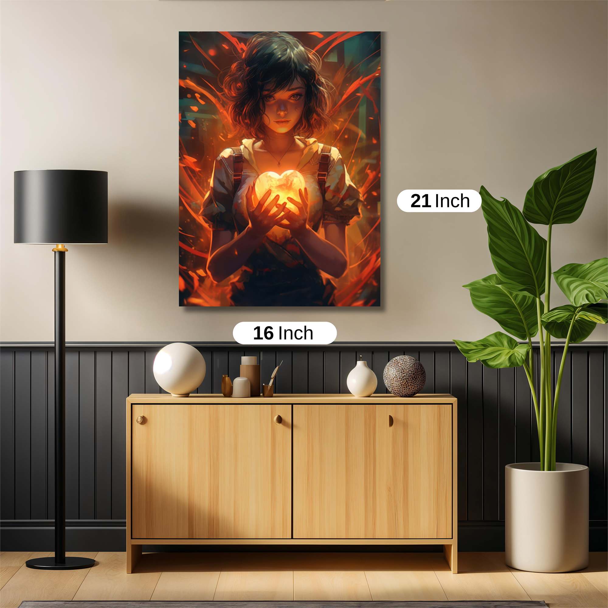 Heart Ignite Safe Wall Magnetic / M