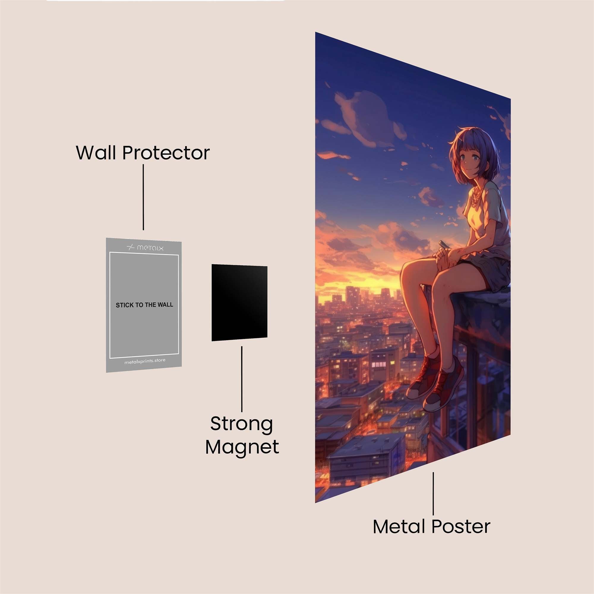 Twilight Serenity Safe Wall Magnetic / M