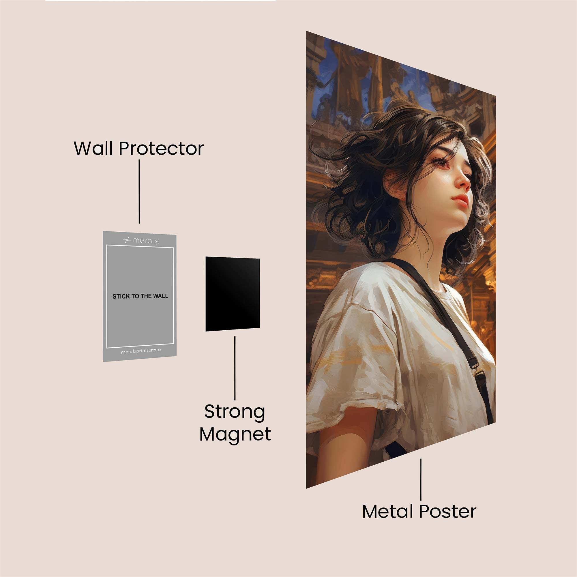 Cathedral Dream Safe Wall Magnetic / M