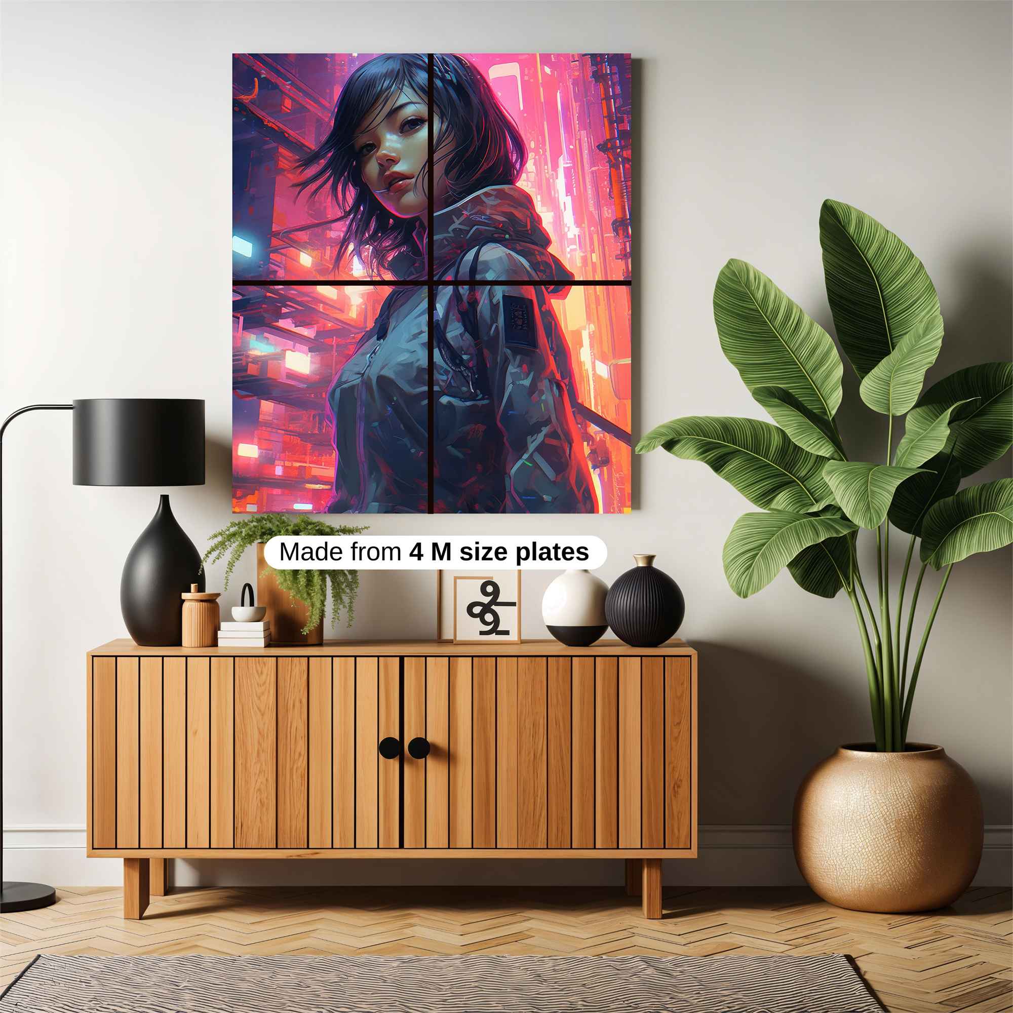 Cyberpunk Solitude Safe Wall Magnetic / M