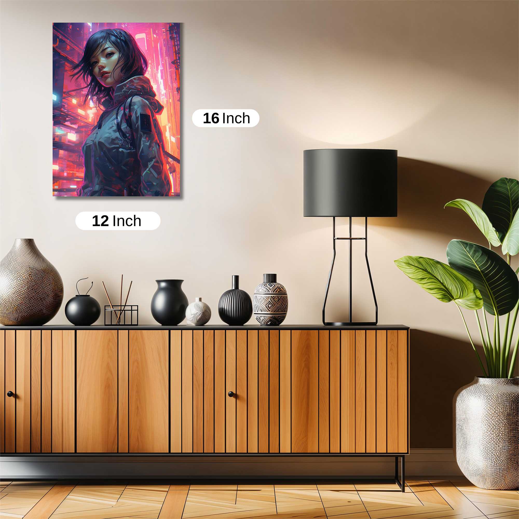 Cyberpunk Solitude Safe Wall Magnetic / M