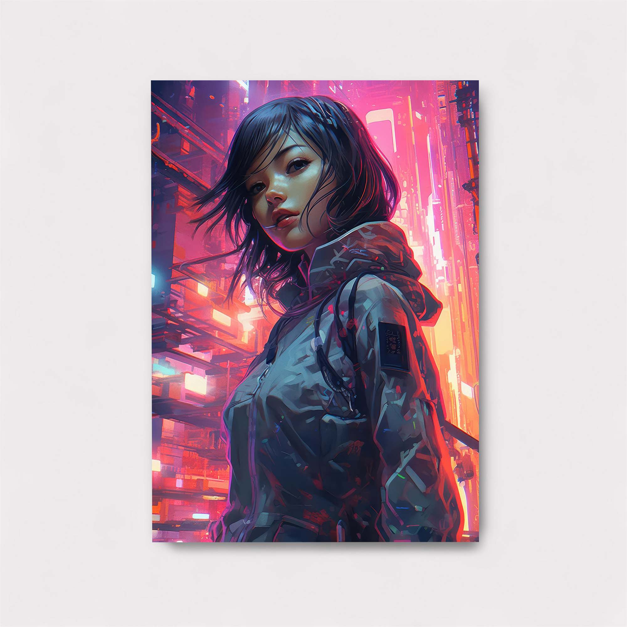 Cyberpunk Solitude Safe Wall Magnetic / M