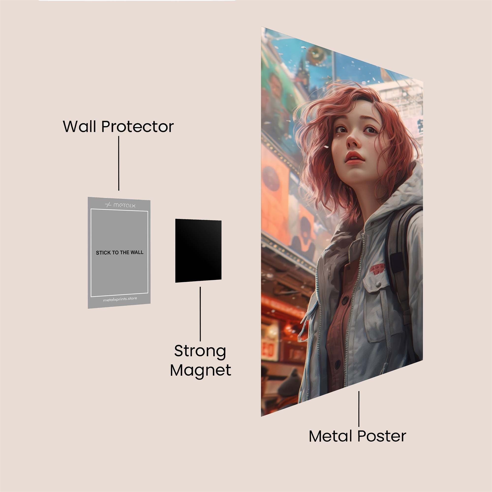 Neon Dreamer Safe Wall Magnetic / M