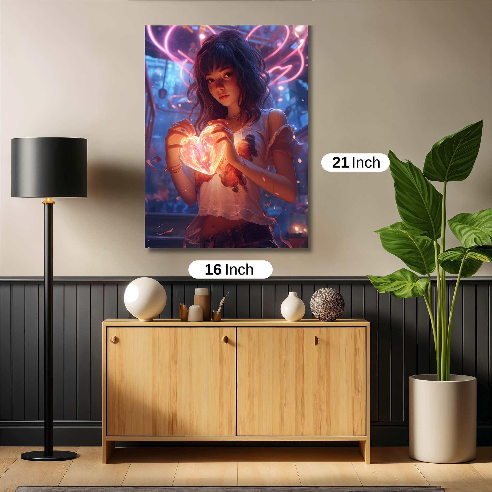 Neon Enchantment Safe Wall Magnetic / M