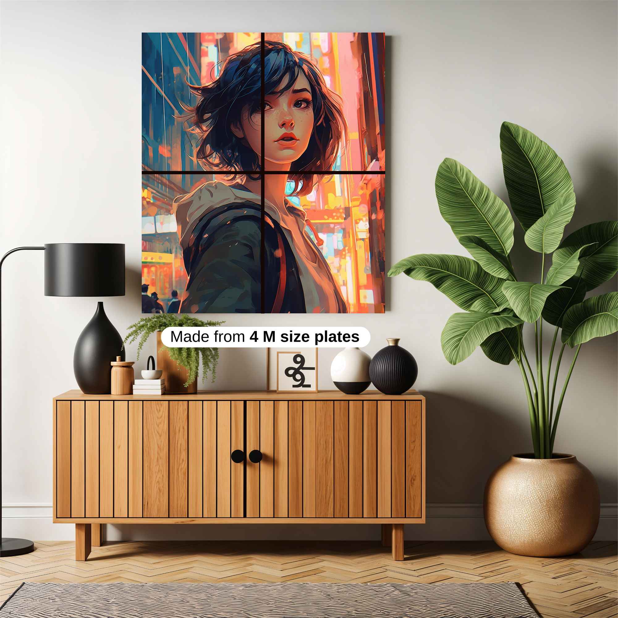 Neon Serenity Safe Wall Magnetic / M